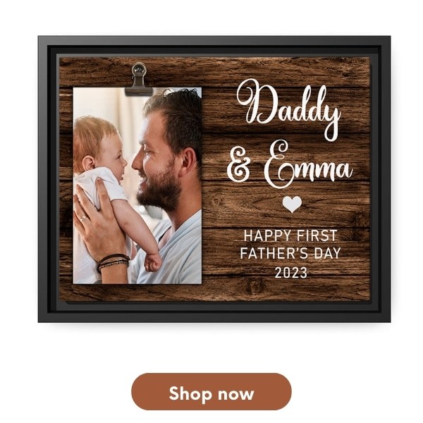 Personalized Father’s Day Gift – Custom Canvas Print