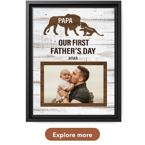 Customized Father’s Day Gift – Custom Canvas From MyMindfulGifts