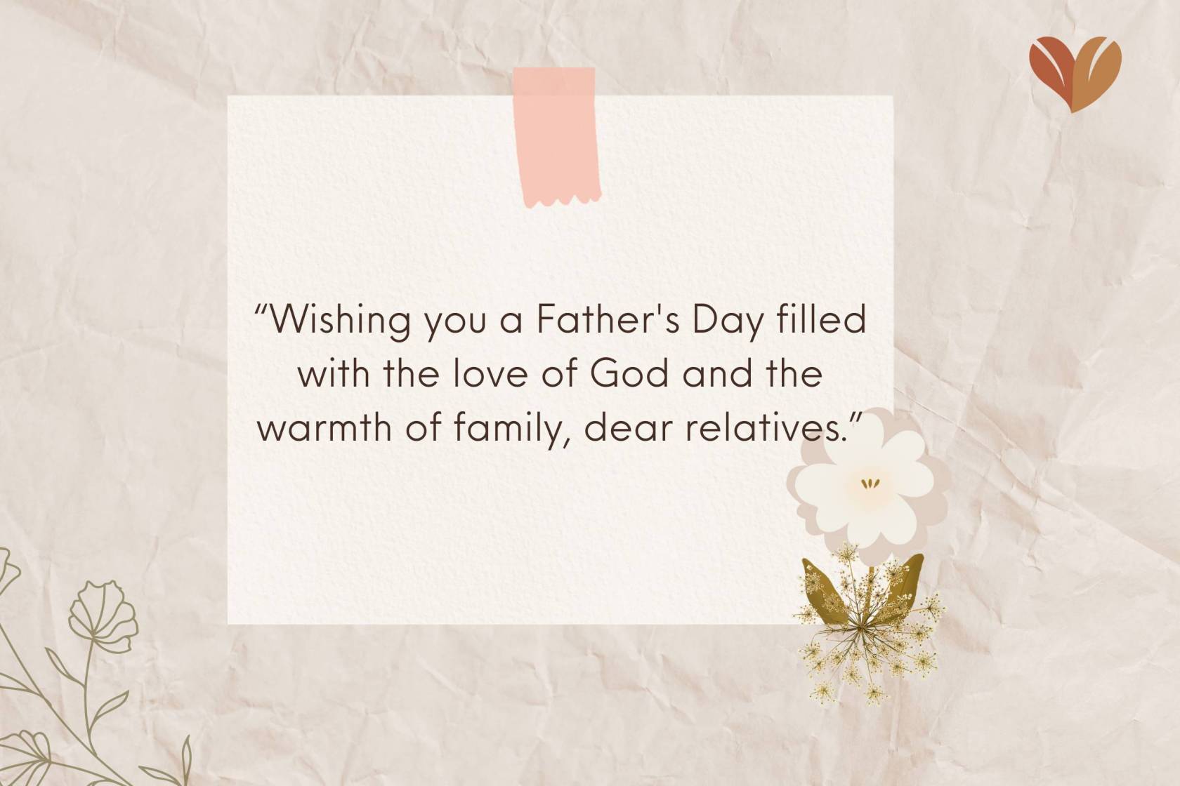Christian Father's Day Messages For Relatives Who Are Dads