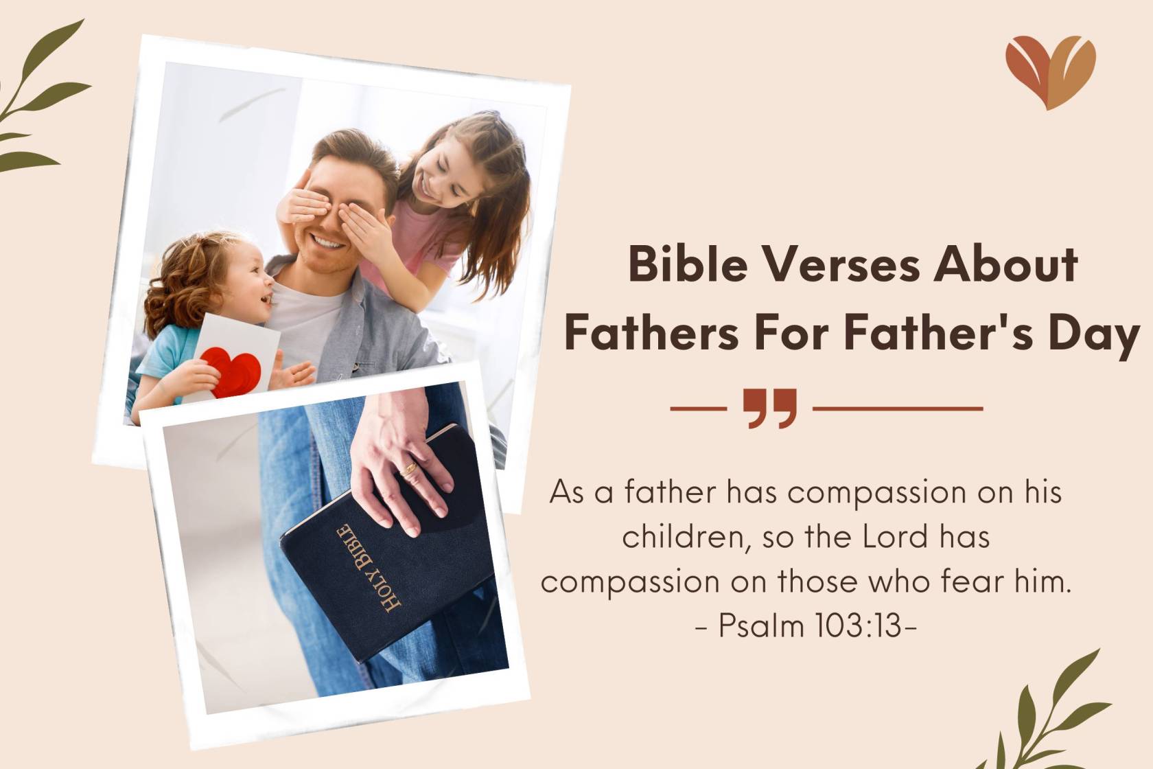 Inspiring Father's Day Christian Messages: Exploring Bible Verses About Fathers