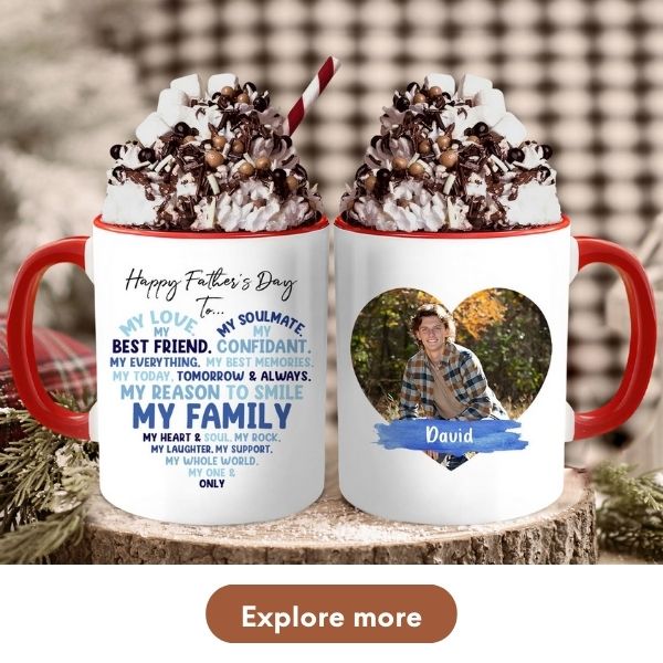 Customized Father's Day Gift For Boyfriend - Custom Mug
