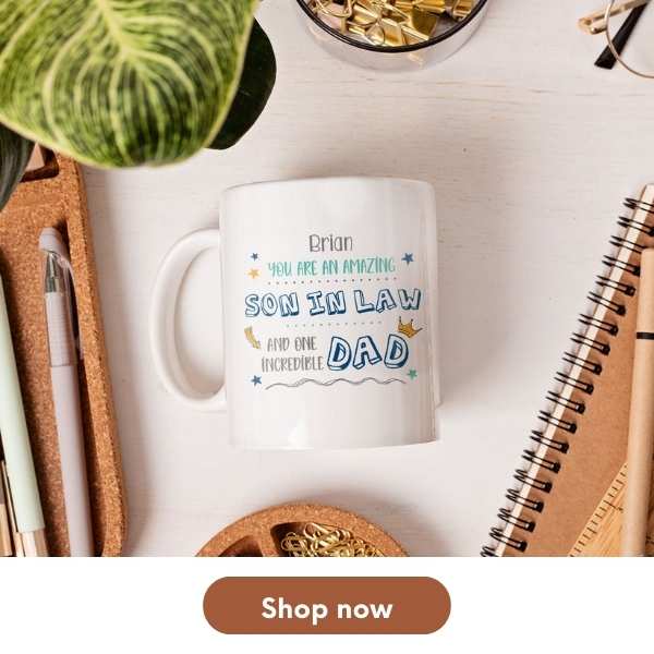 Personalized Gift For Son-In-Law - Custom Mug From MyMindfulGifts