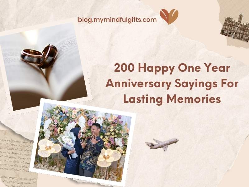 200 Happy One Year Anniversary Sayings For Lasting Memories