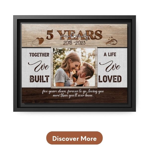 Customized Anniversary Gift For Him - Custom Canvas