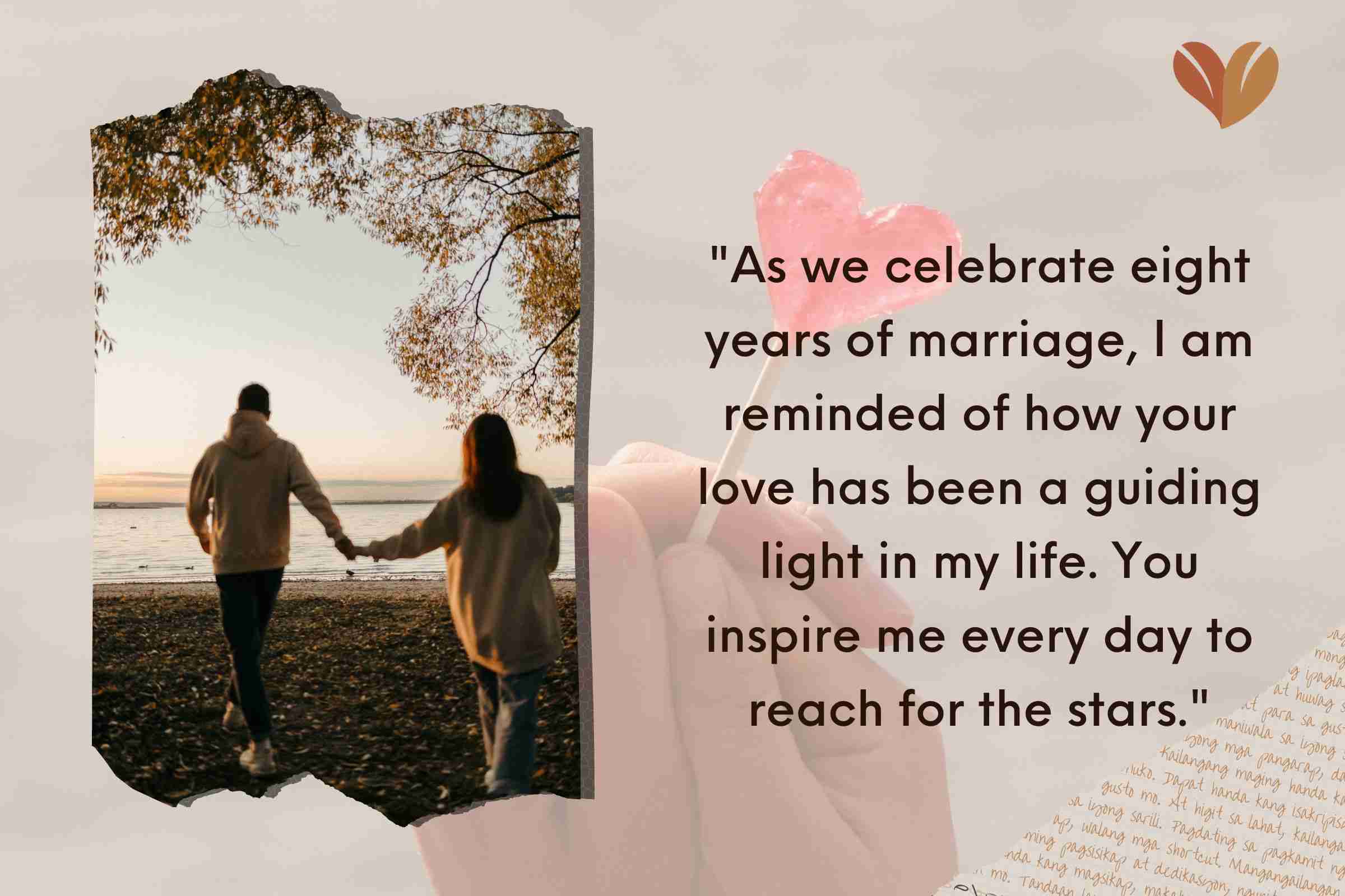 Inspirational 8 Years Anniversary Wishes For Husband