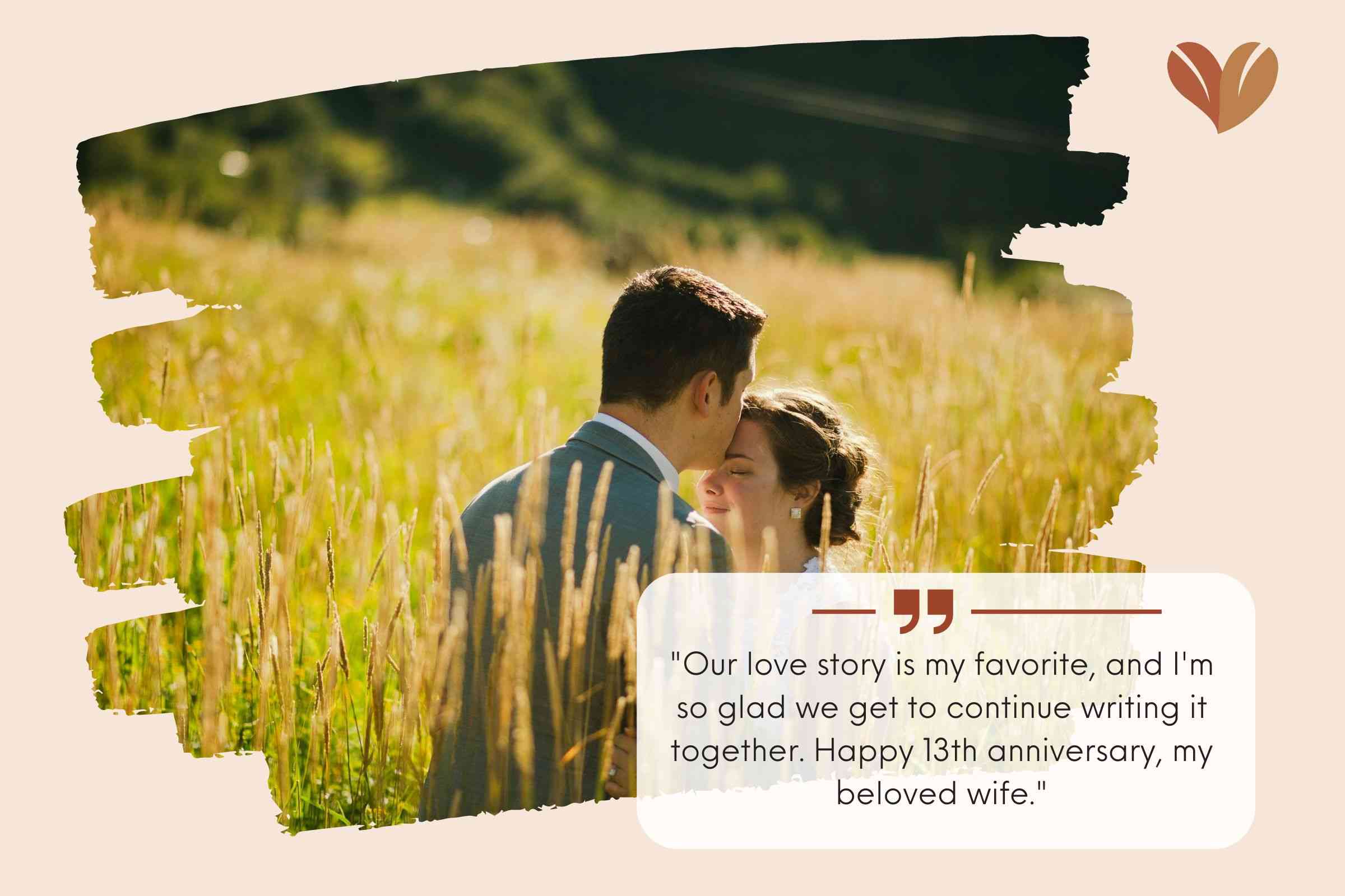 Sweet 13th Anniversary Quotes For Wife