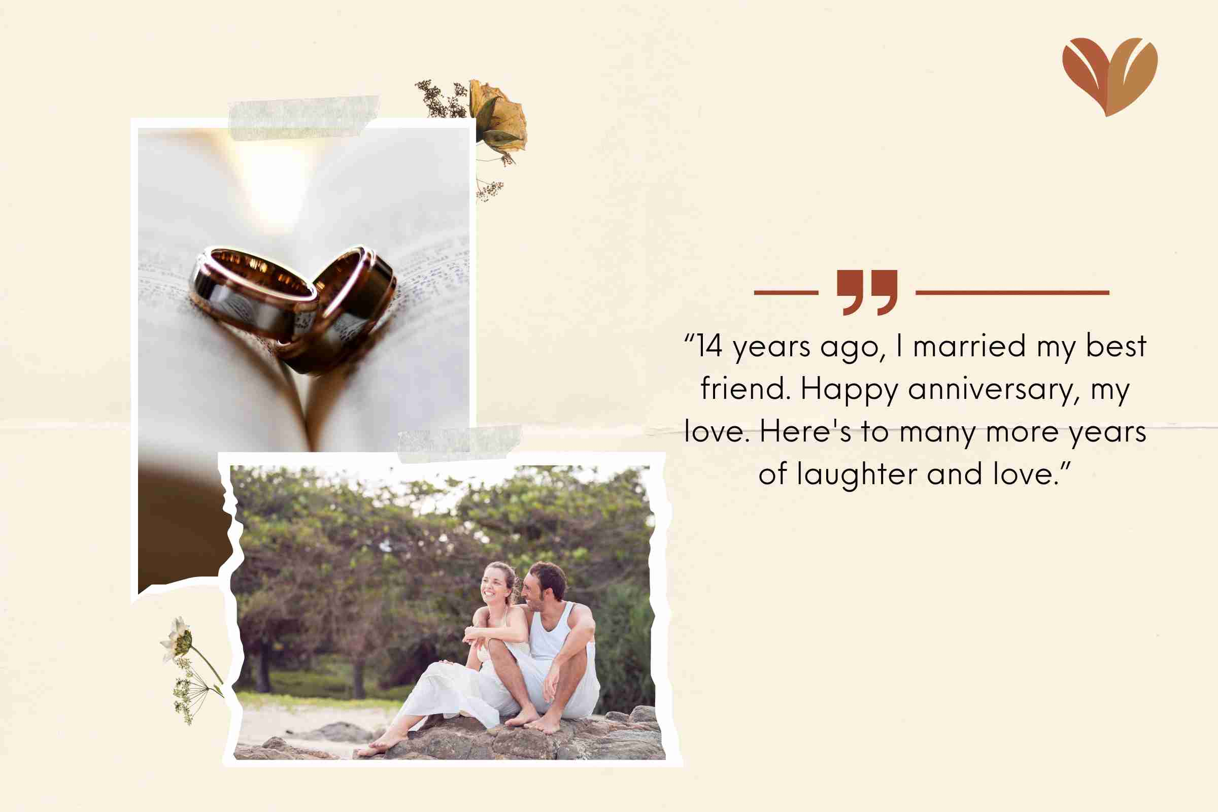 Romantic 14th Anniversary Quotes For Husband