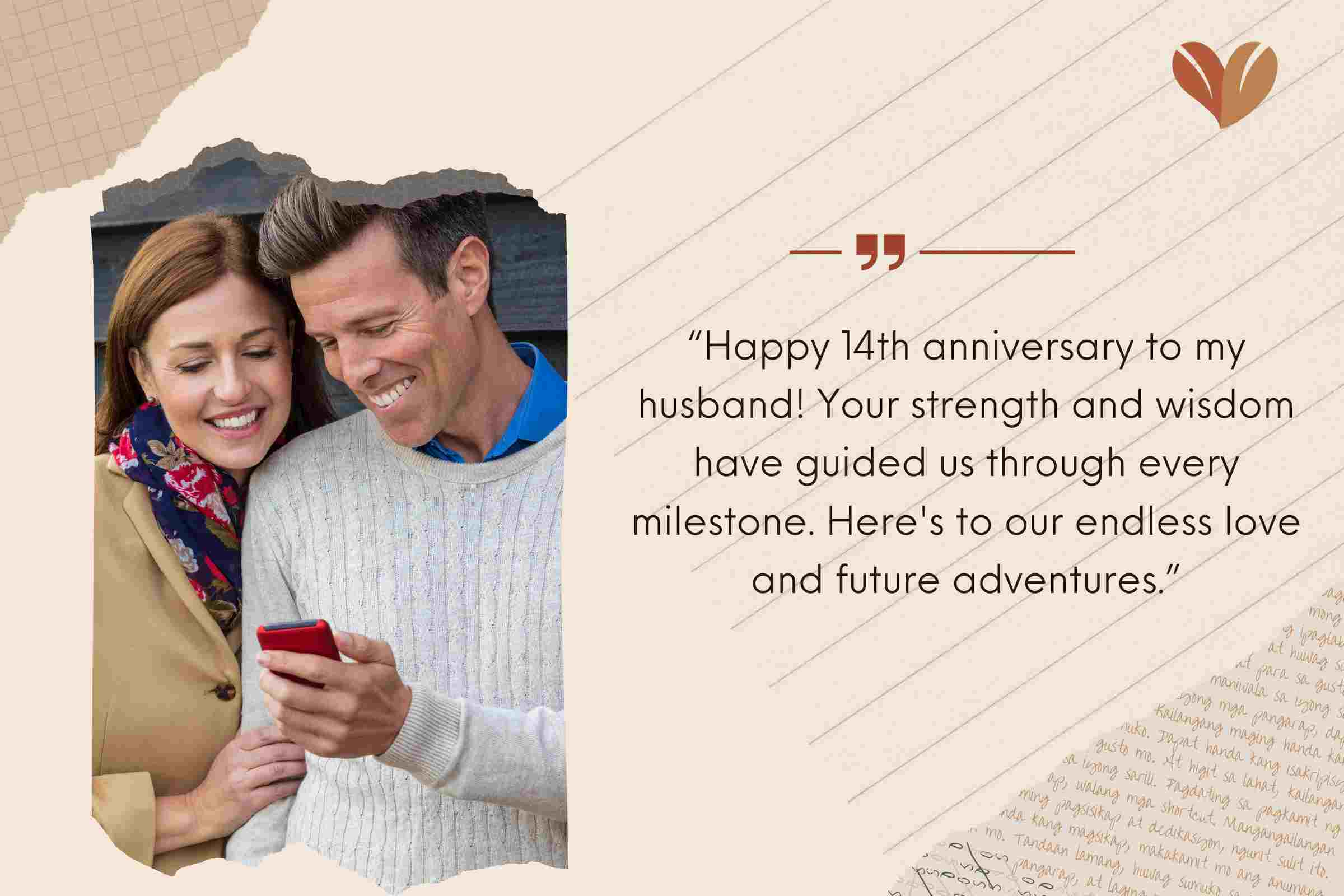 Inspirational 14th Anniversary Sayings For Husband