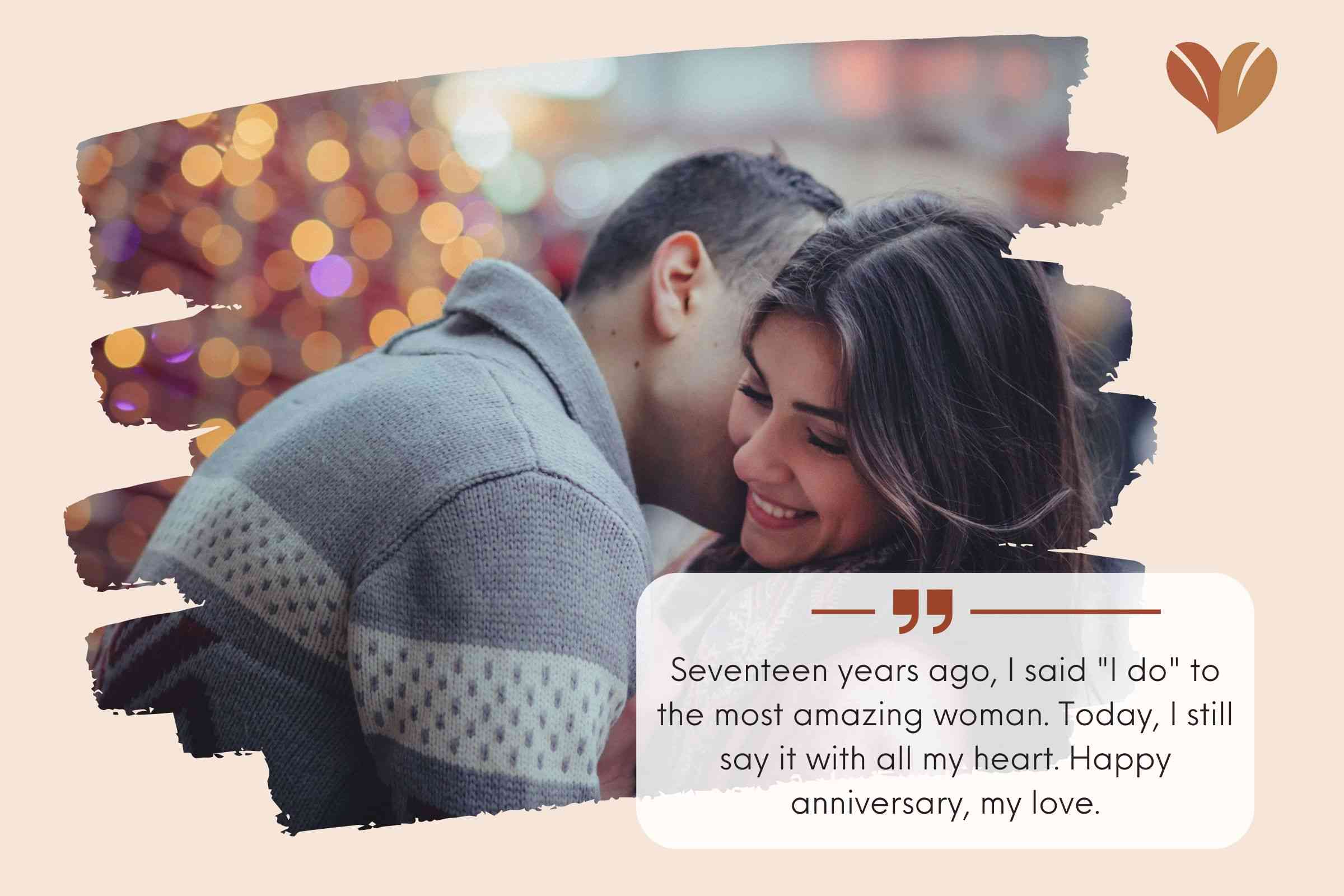 Happy 17th Anniversary Quotes For Couples