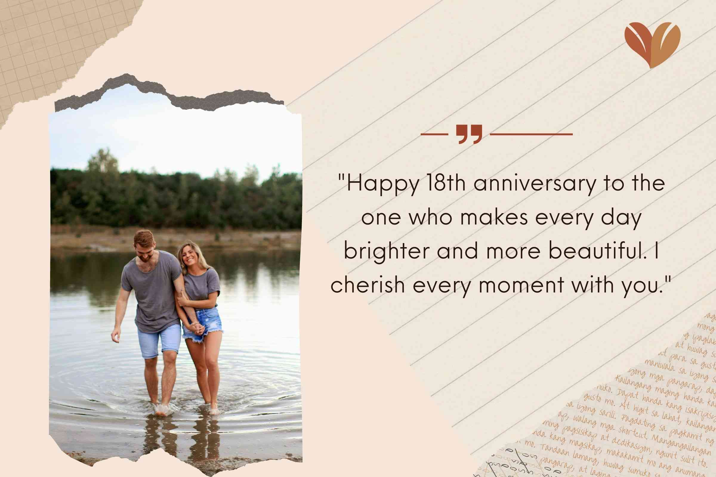 Happy 18 Years Wedding Anniversary Quotes