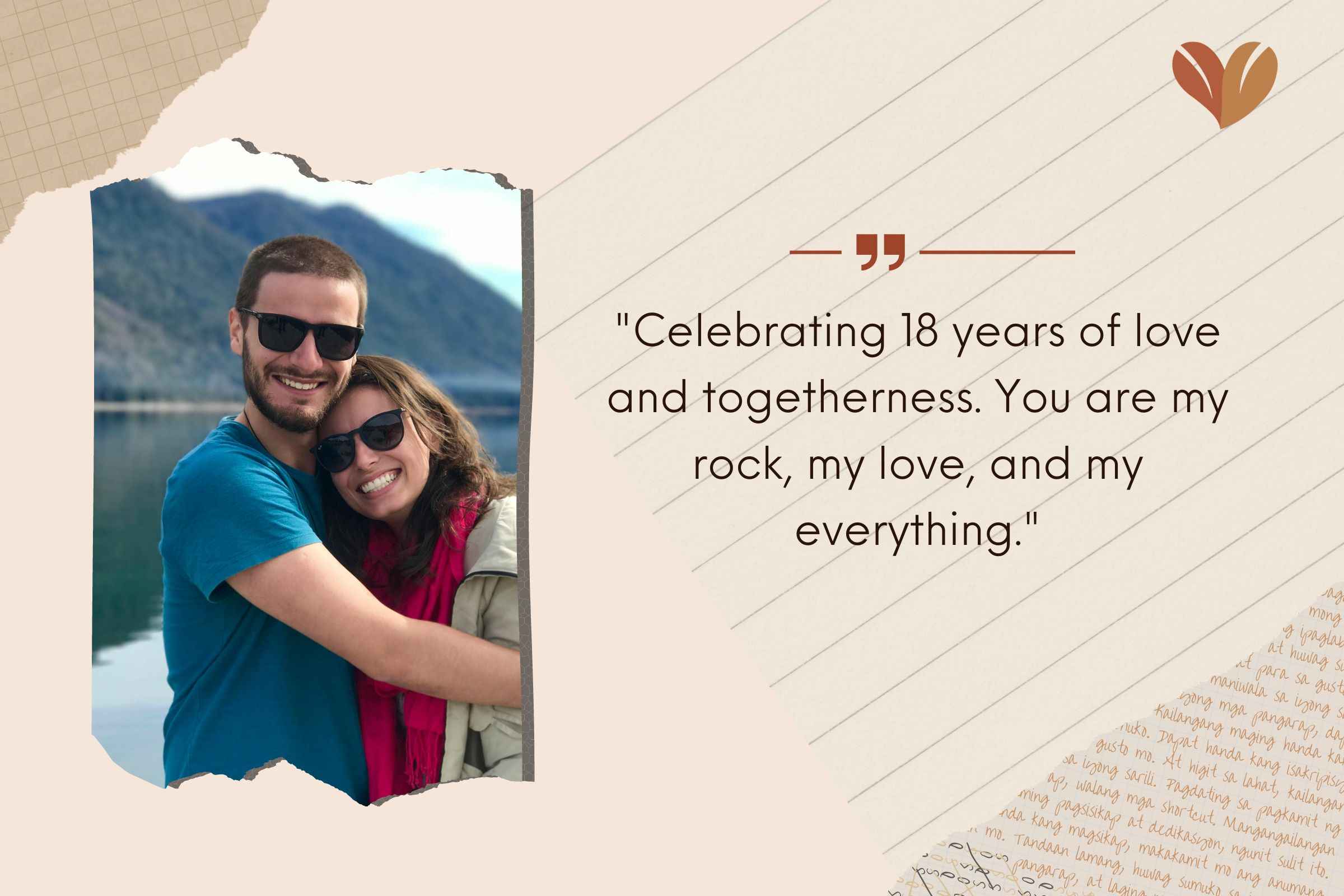 18 years wedding anniversary quotes capture the profound joy and enduring love of nearly two decades together.