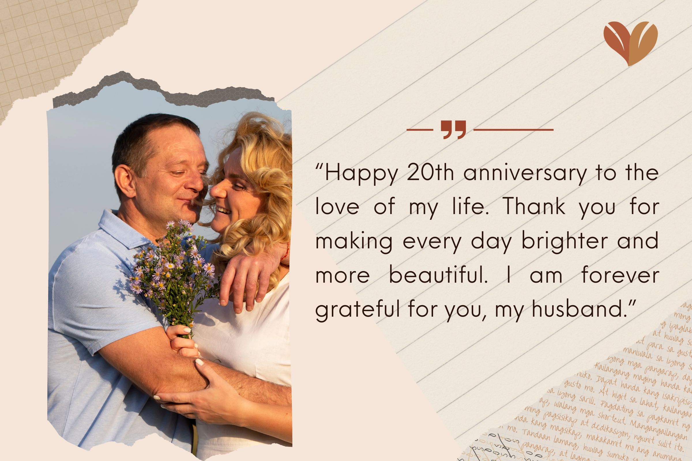 Heart-Melting 20th Wedding Anniversary Quotes For Husband