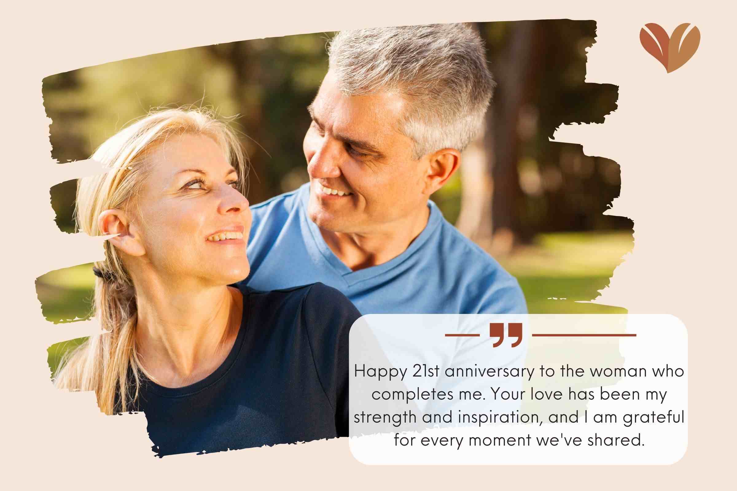 Heartfelt 21 Year Anniversary Quotes For Wife