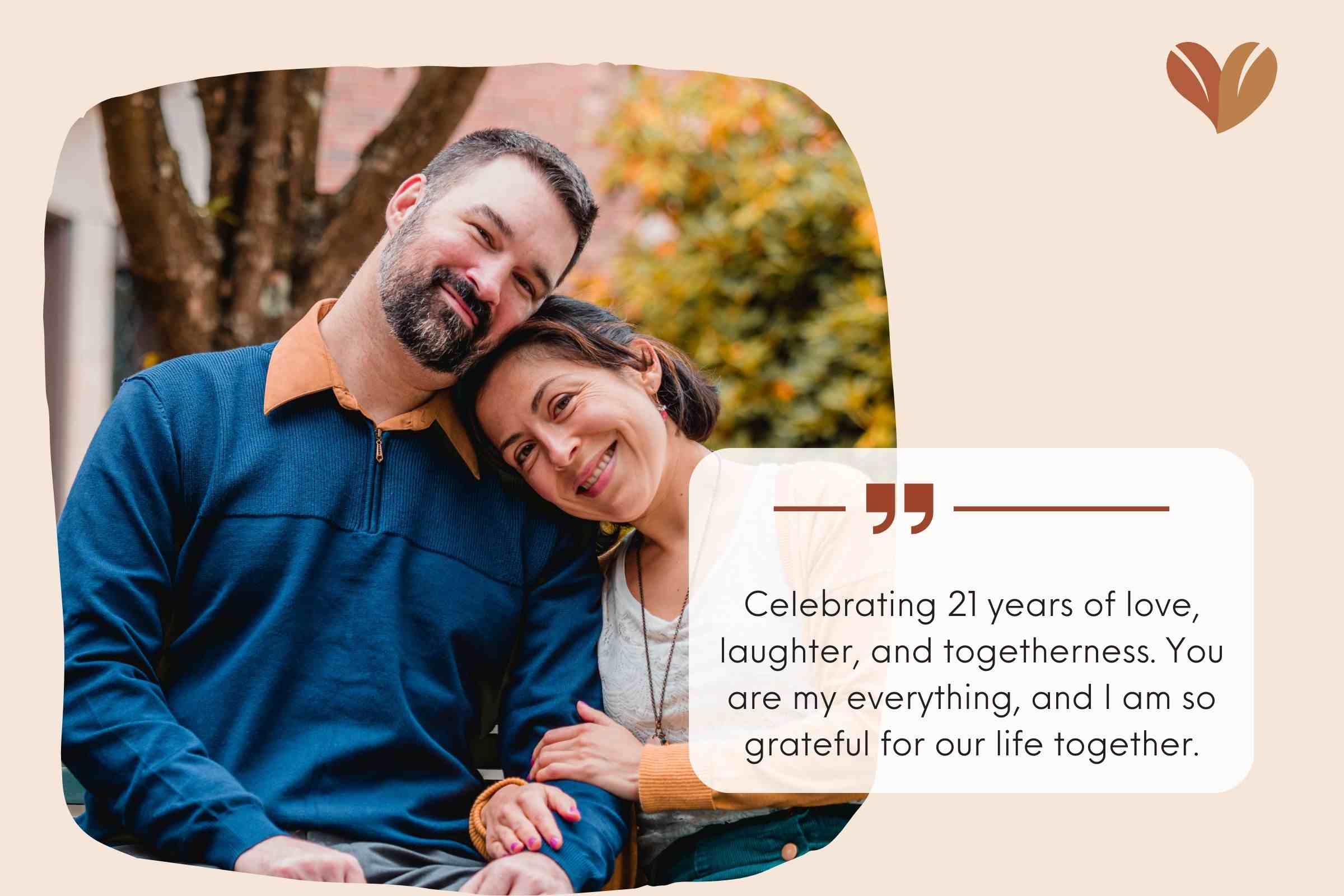 Heart Touching 21st Anniversary Quotes For Husband