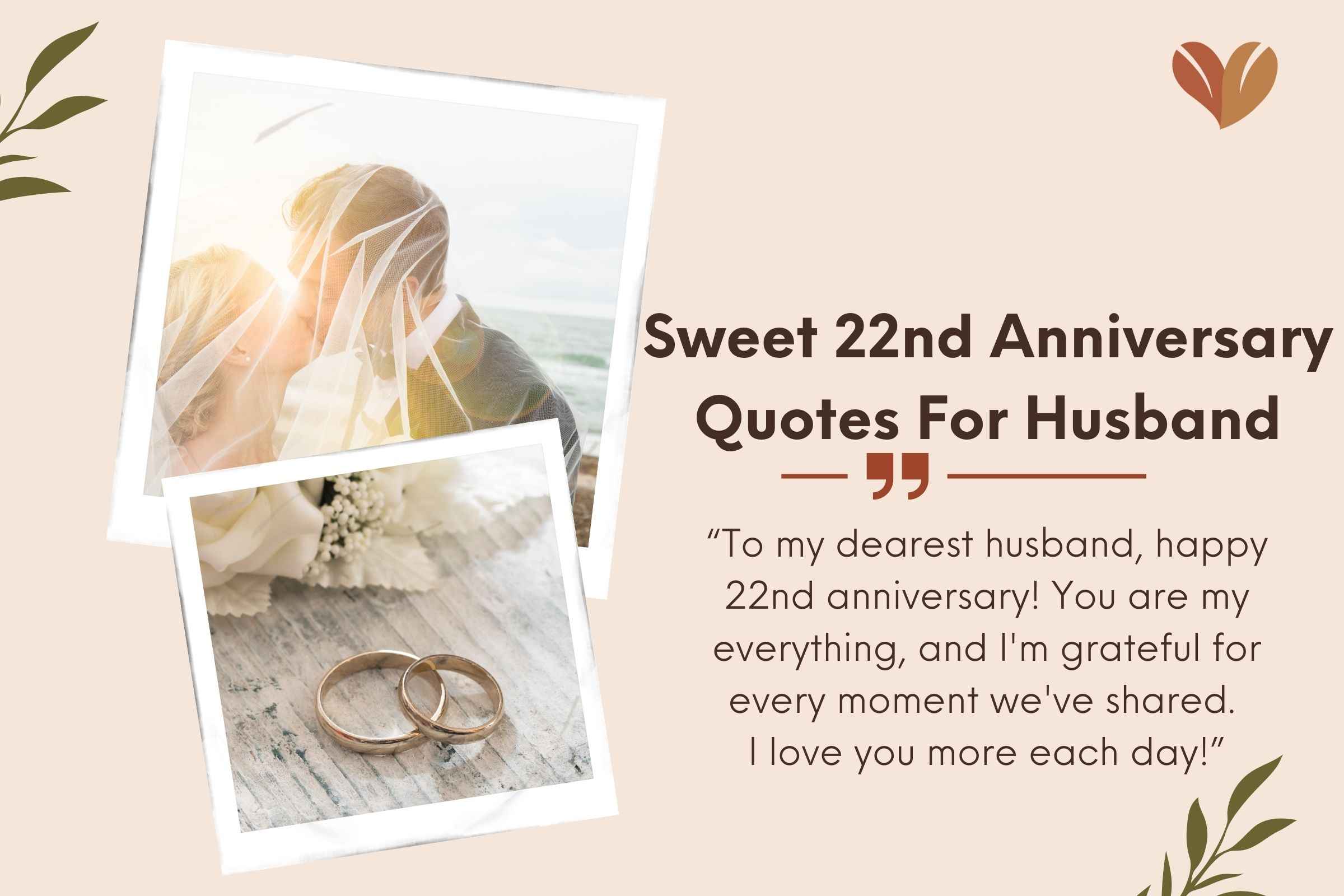 Happy 22 Years Wedding Anniversary Quotes For Everyone To Spark Love