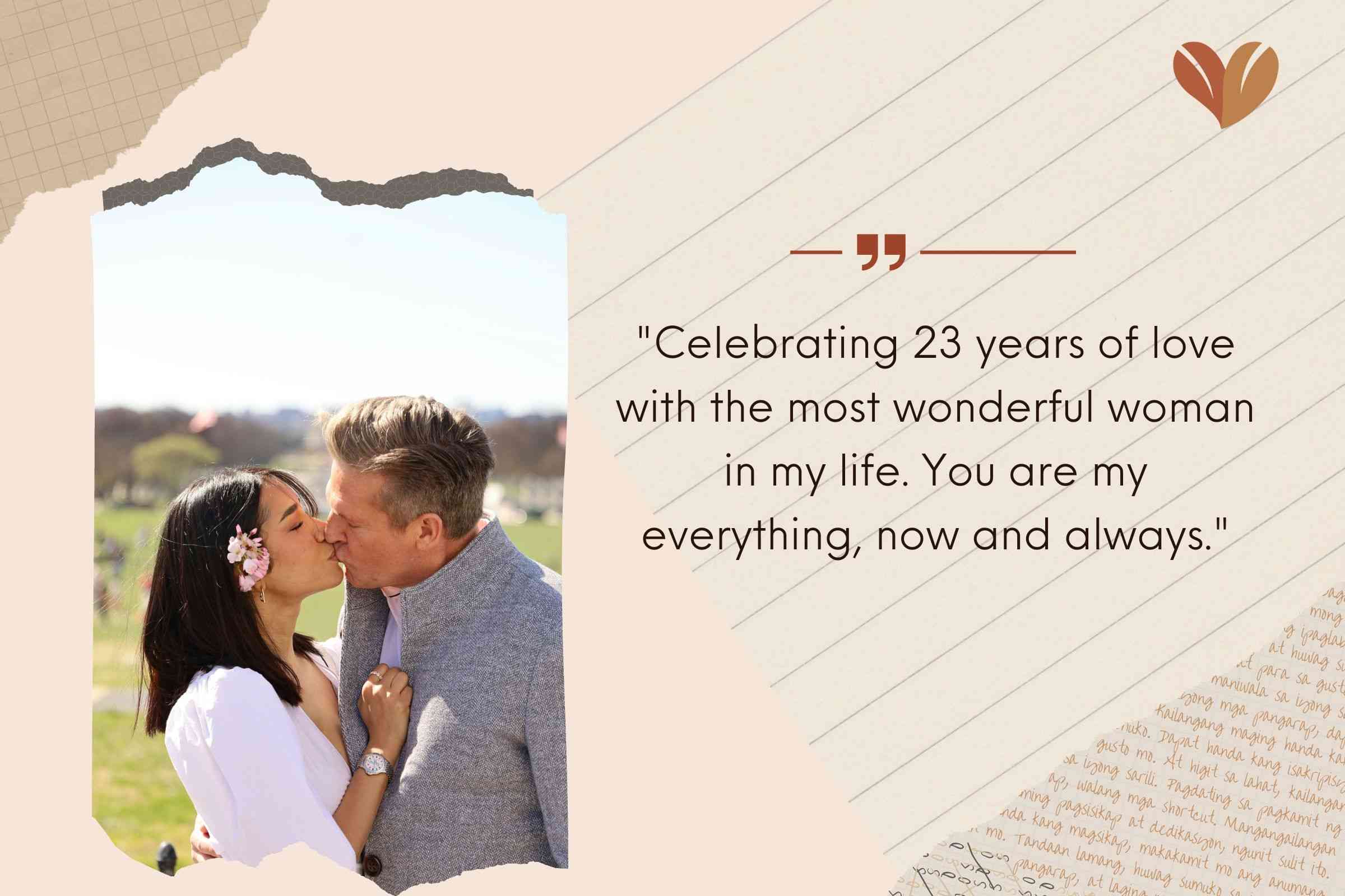 Sweet 23rd Anniversary Quotes For Husband