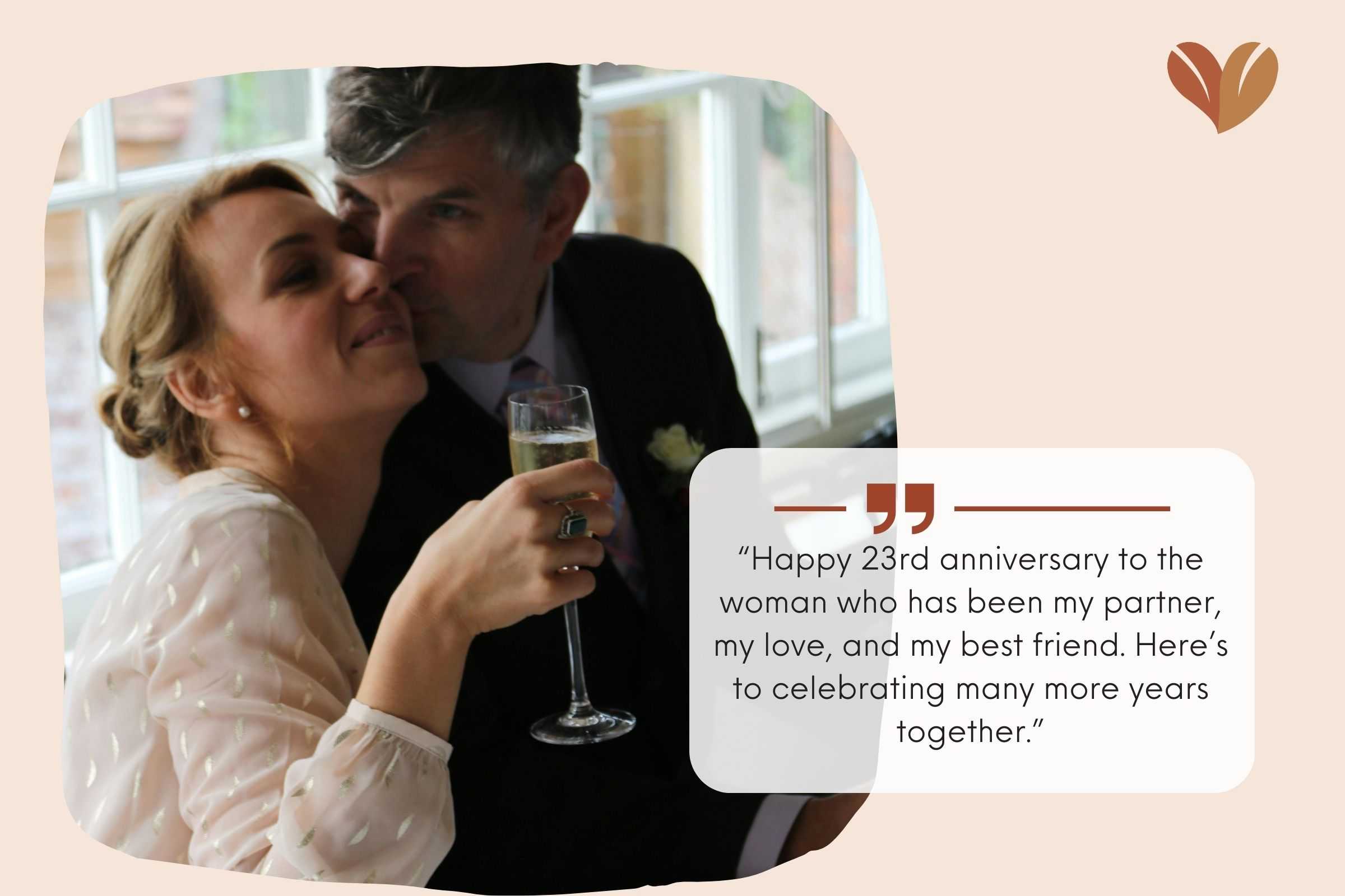 Happy 23rd Anniversary Quotes To Celebrate Your Wedding And Love