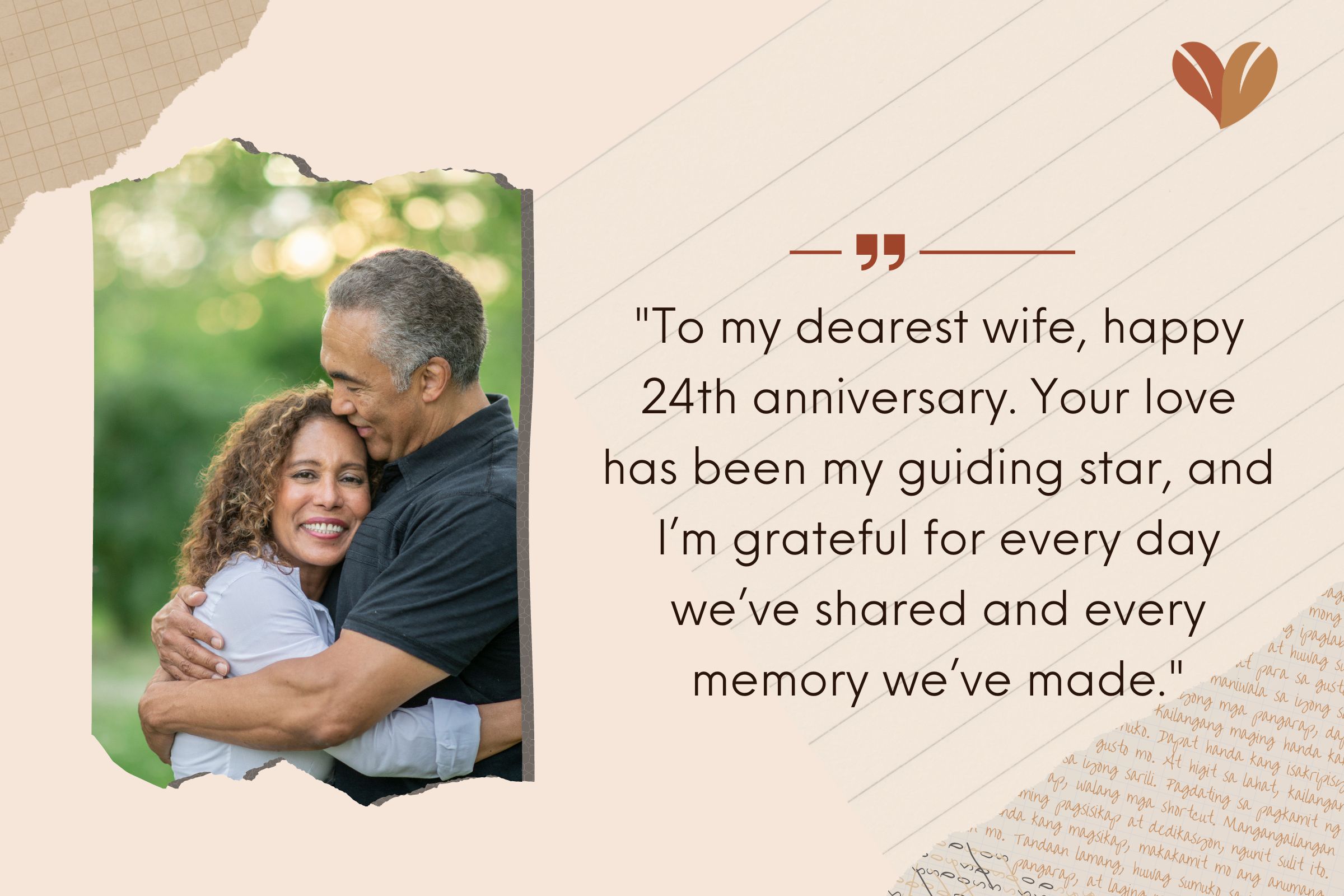 Heartfelt 24th Anniversary Quotes For Wife