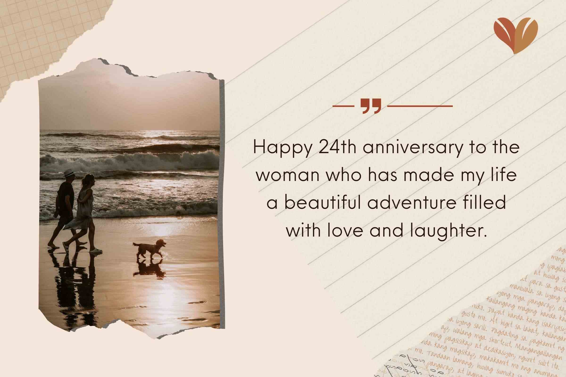 Inspirational 24 Years Anniversary Messages For Your Spouse