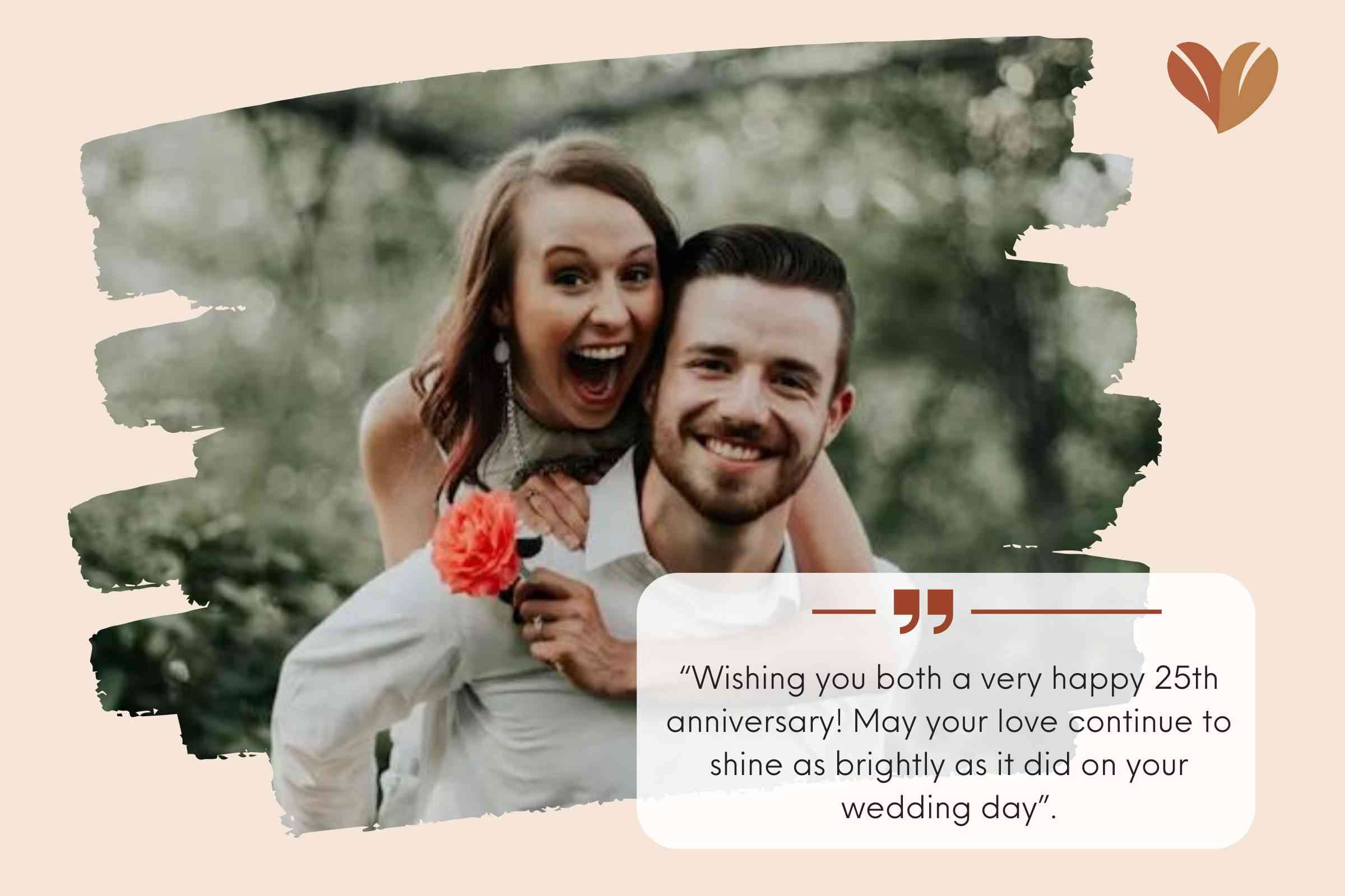 Inspirational 25th Anniversary Wishes For Couples