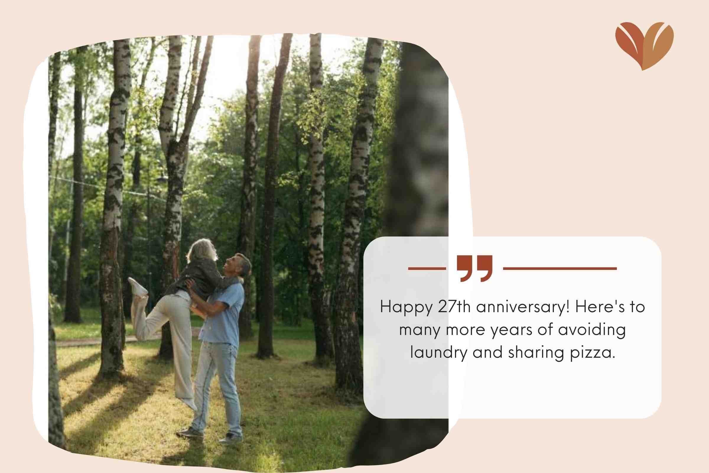 Funny 27th Anniversary Messages For Couples