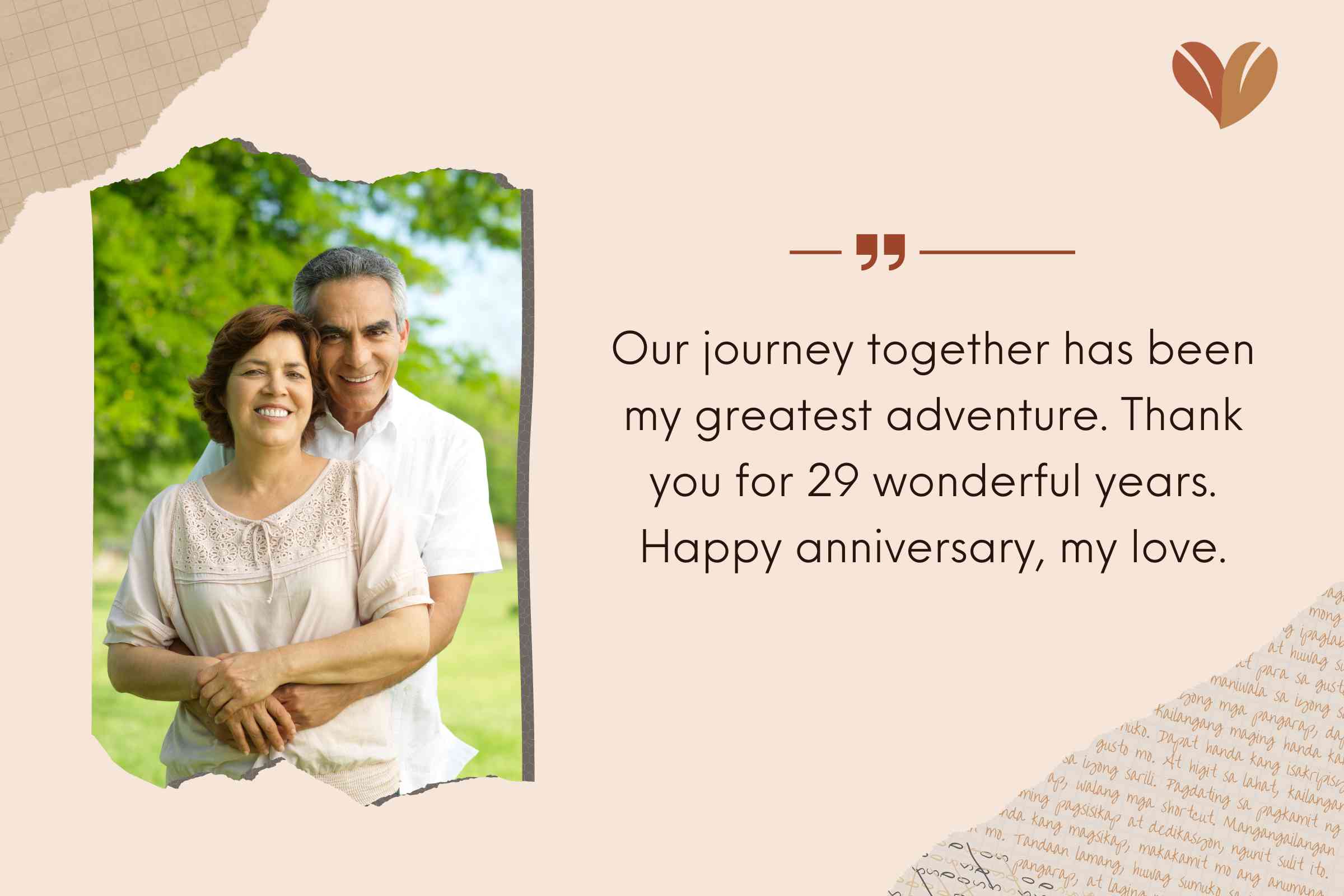 Heartfelt 29th Marriage Anniversary Wishes For Your Wife