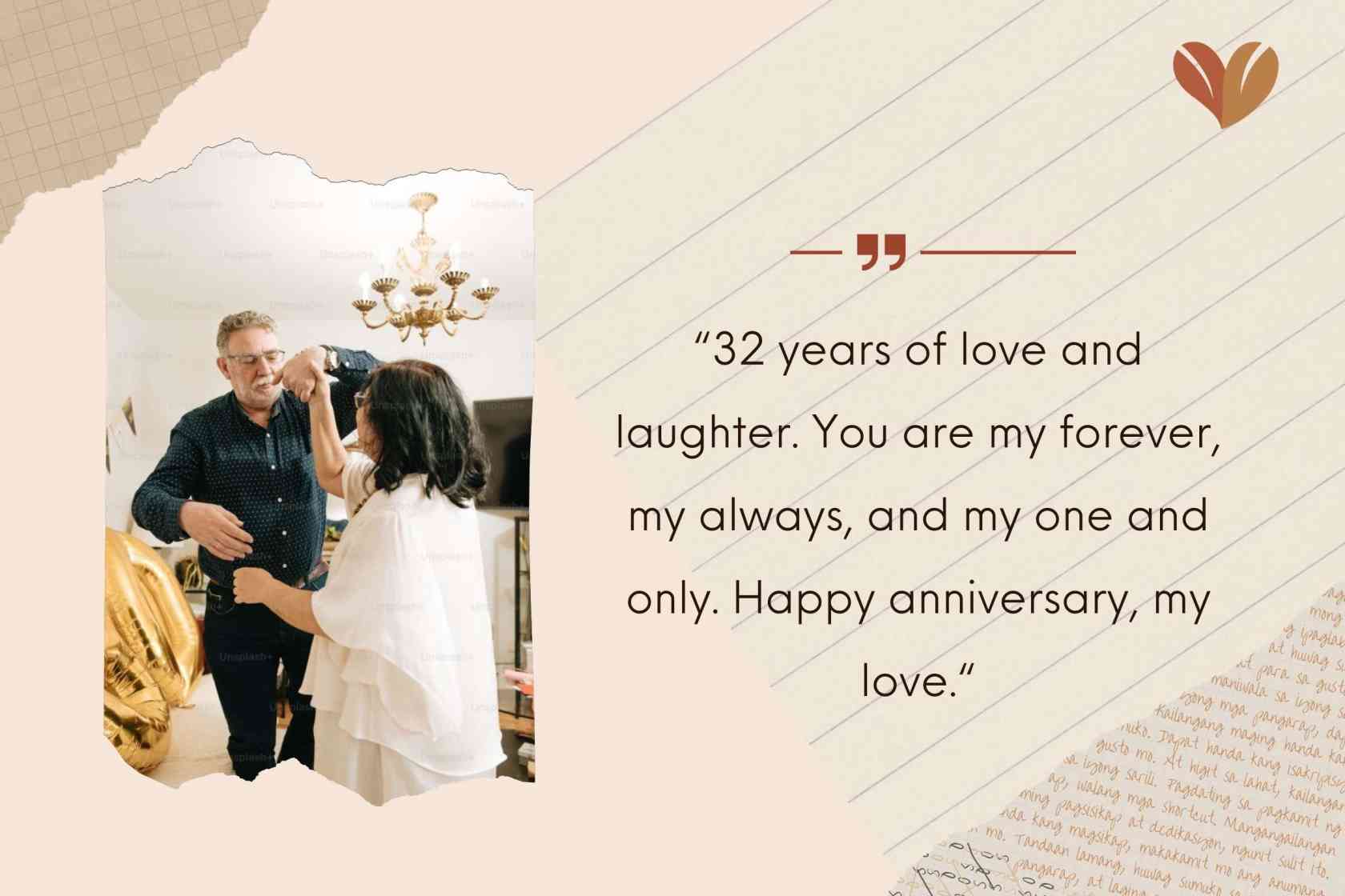 Heart-Melting 32-Year Anniversary Quotes For Wife