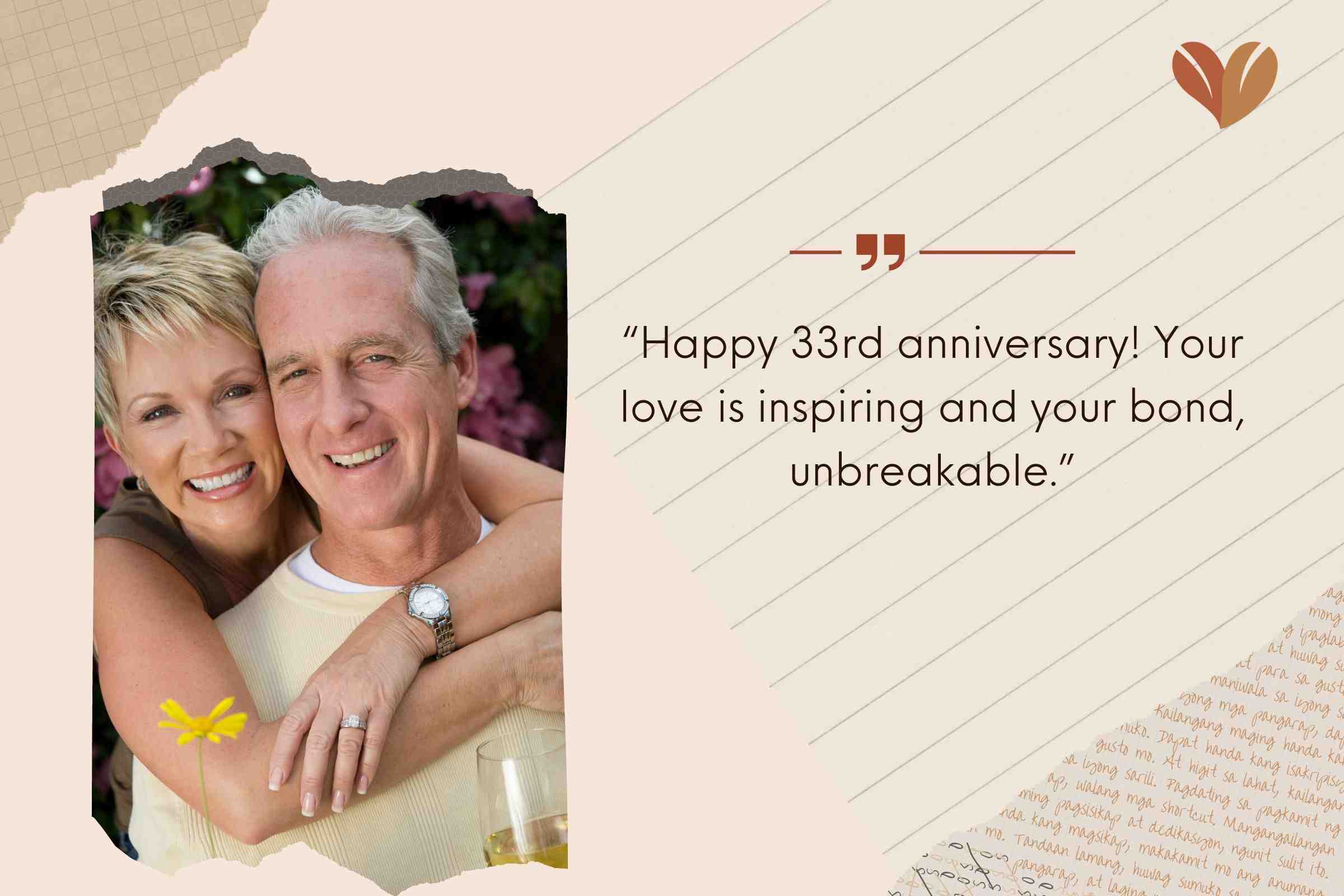 Meaningful 33rd Wedding Anniversary Wishes To Your Parents