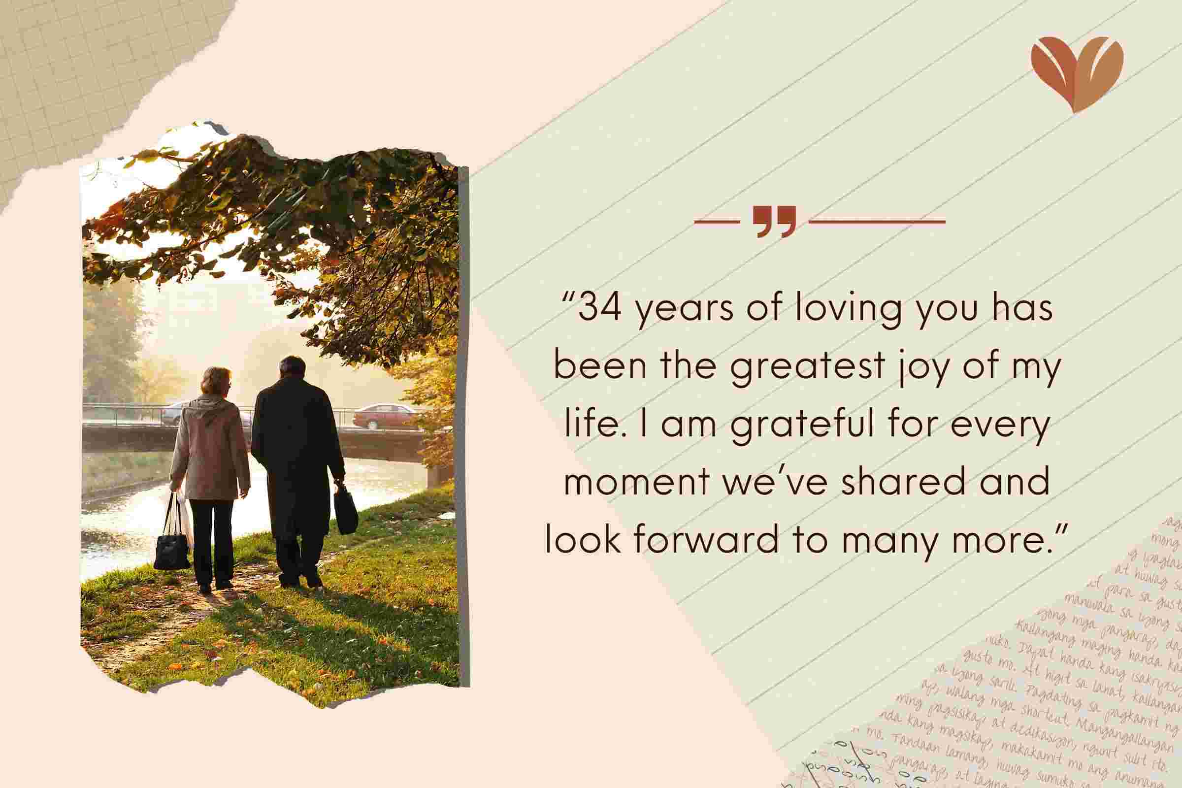 Inspirational 34-Year Anniversary Quotes For Wife