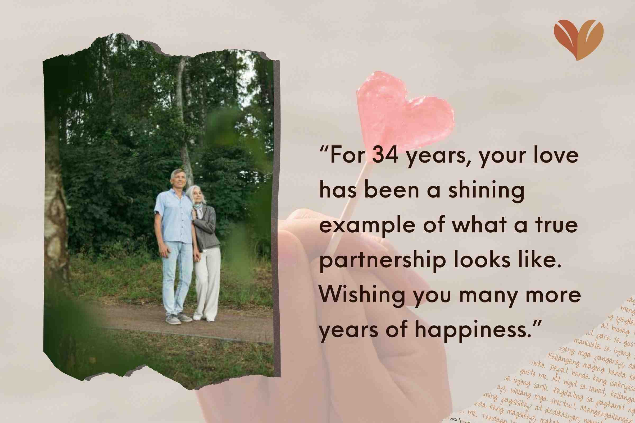 Meaningful 34th Anniversary Quotes For Mom And Dad