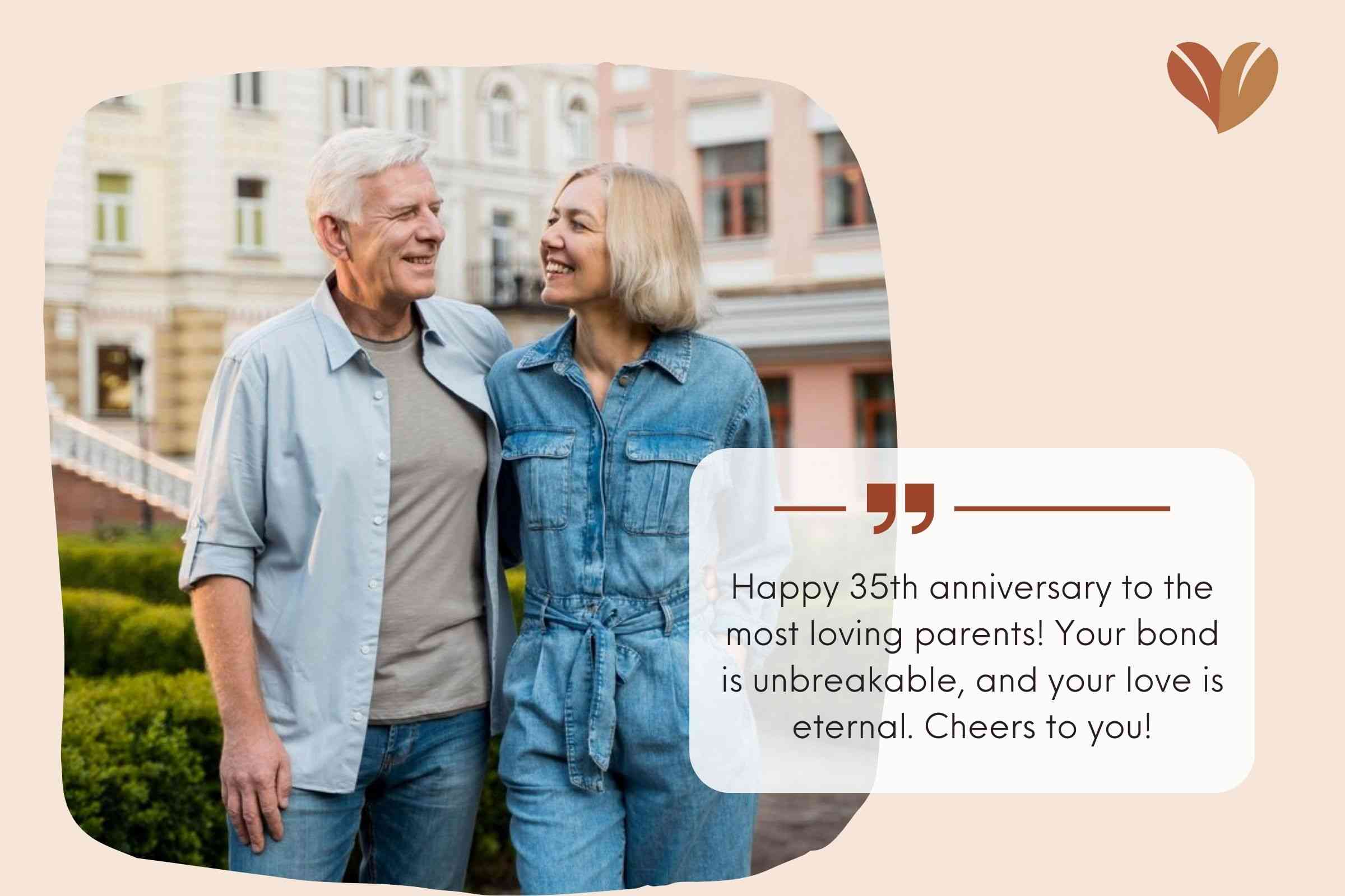 Sweet 35th Wedding Anniversary Wishes For Parents