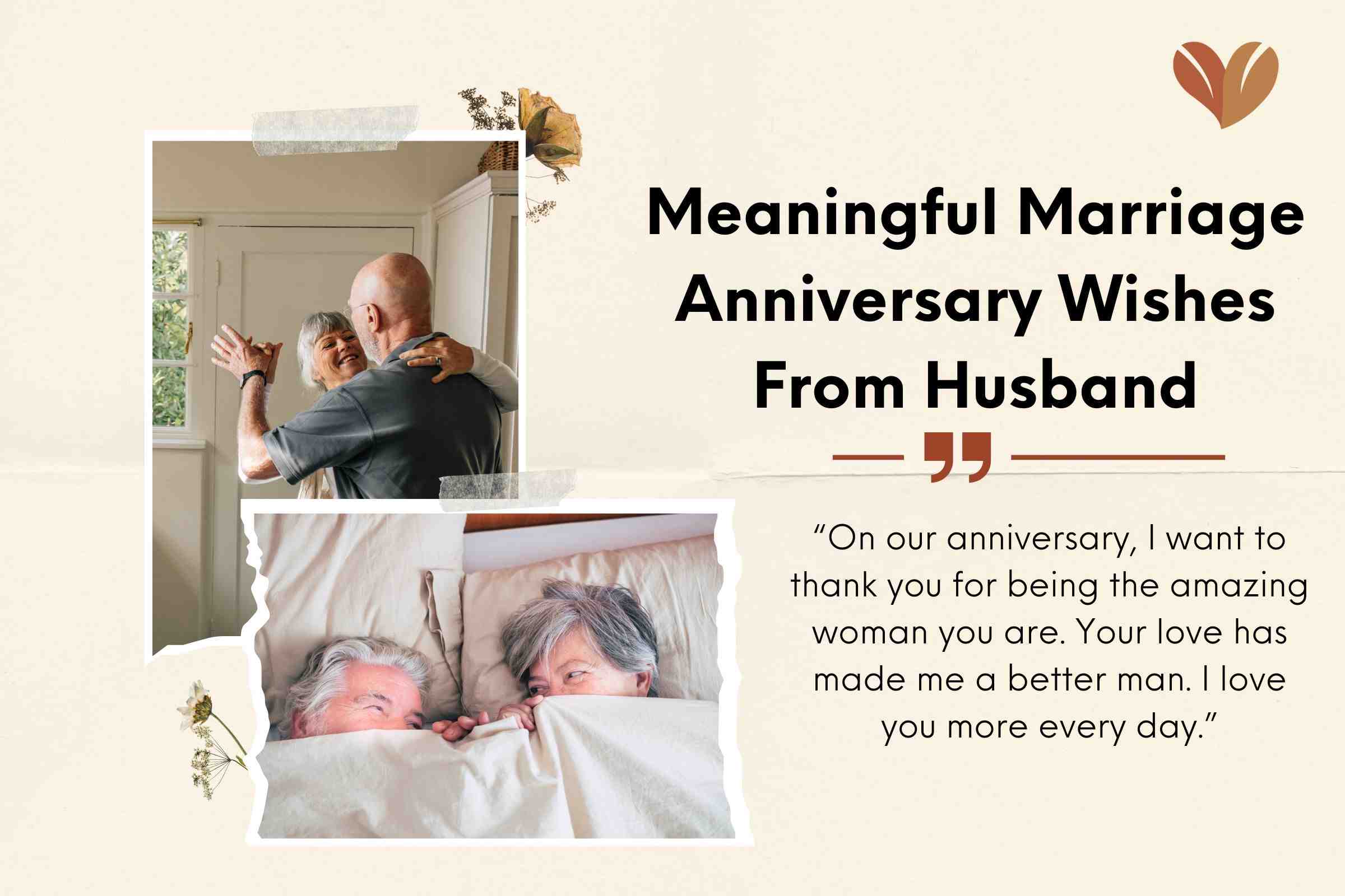 Meaningful Marriage Anniversary Wishes From Husband