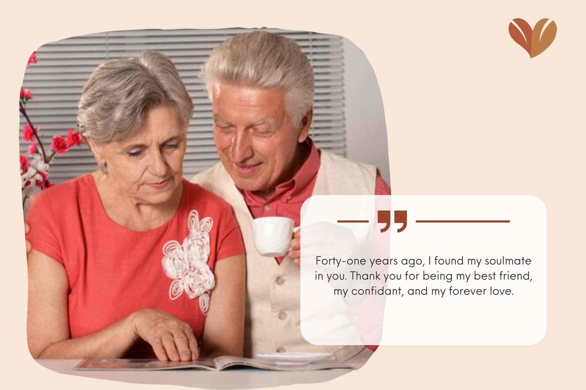 Happy 41 Years Anniversary Quotes For Your Parents