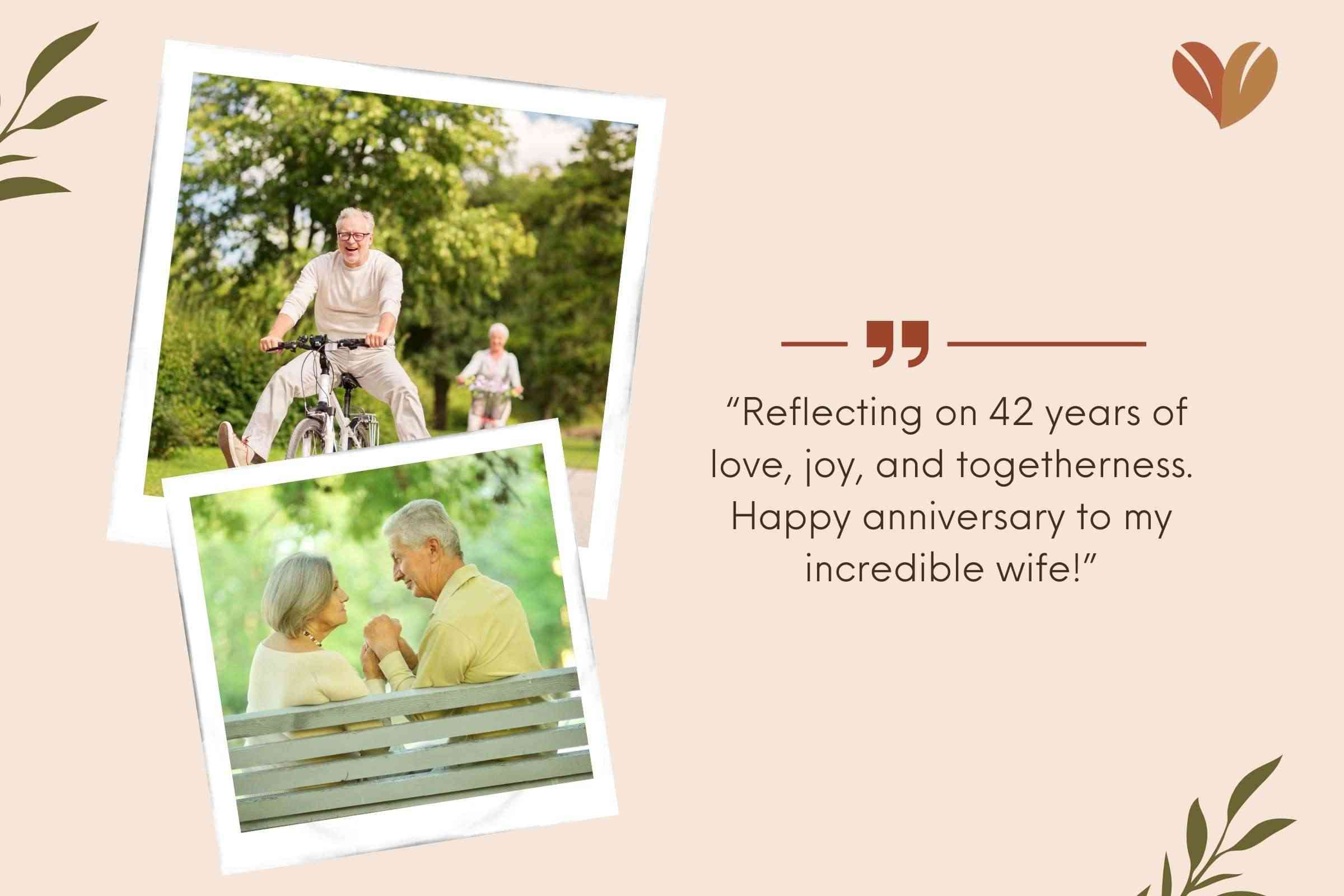 Inspirational 42 Years Wedding Anniversary Quotes For Your Sister