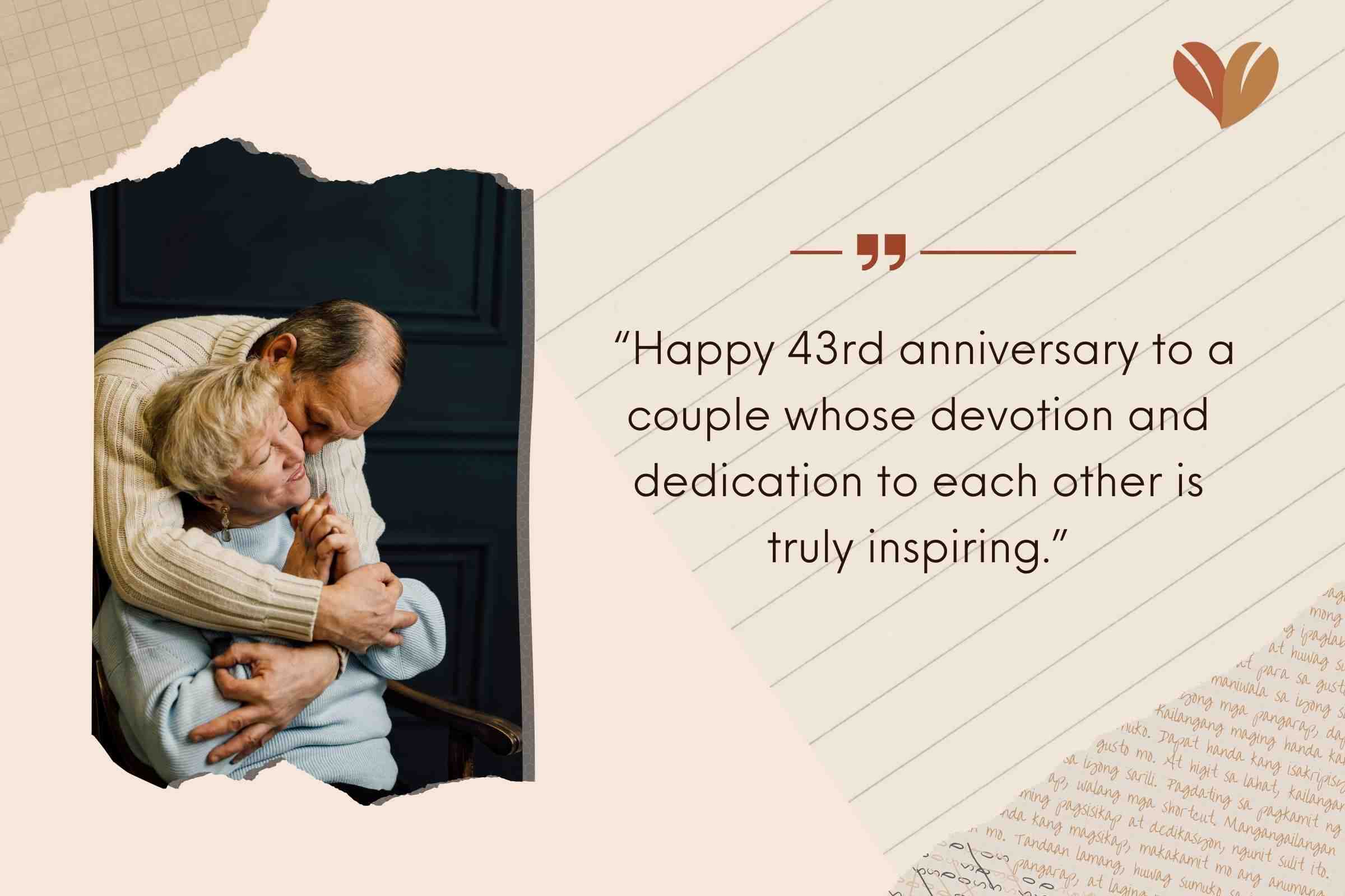 Inspirational 43 Years Anniversary Quotes For Couples