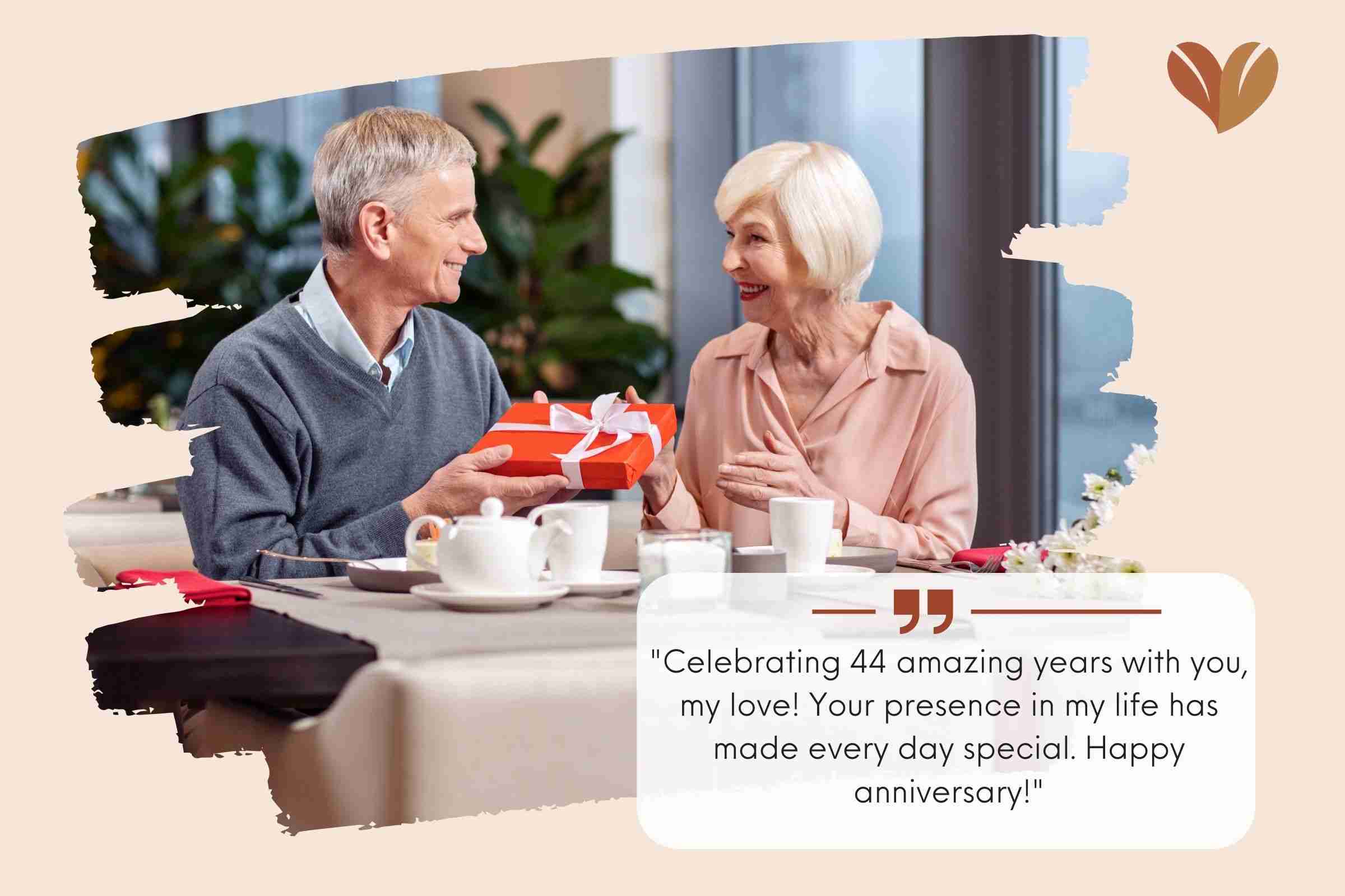 Inspirational 44th Wedding Anniversary Wishes To Your Brother