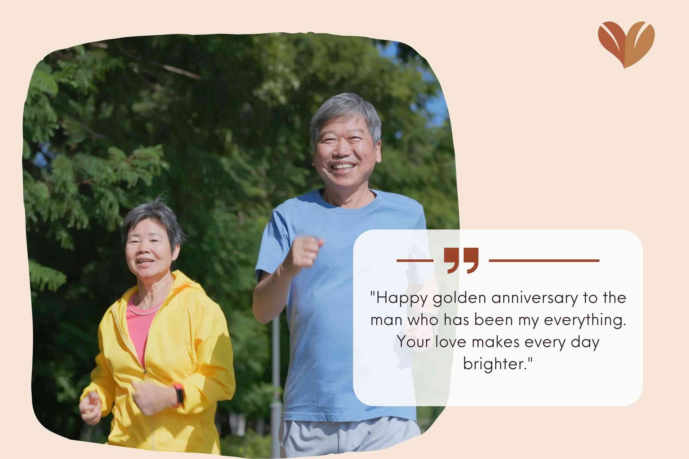 Romantic 50th Anniversary Wishes To Your Husband