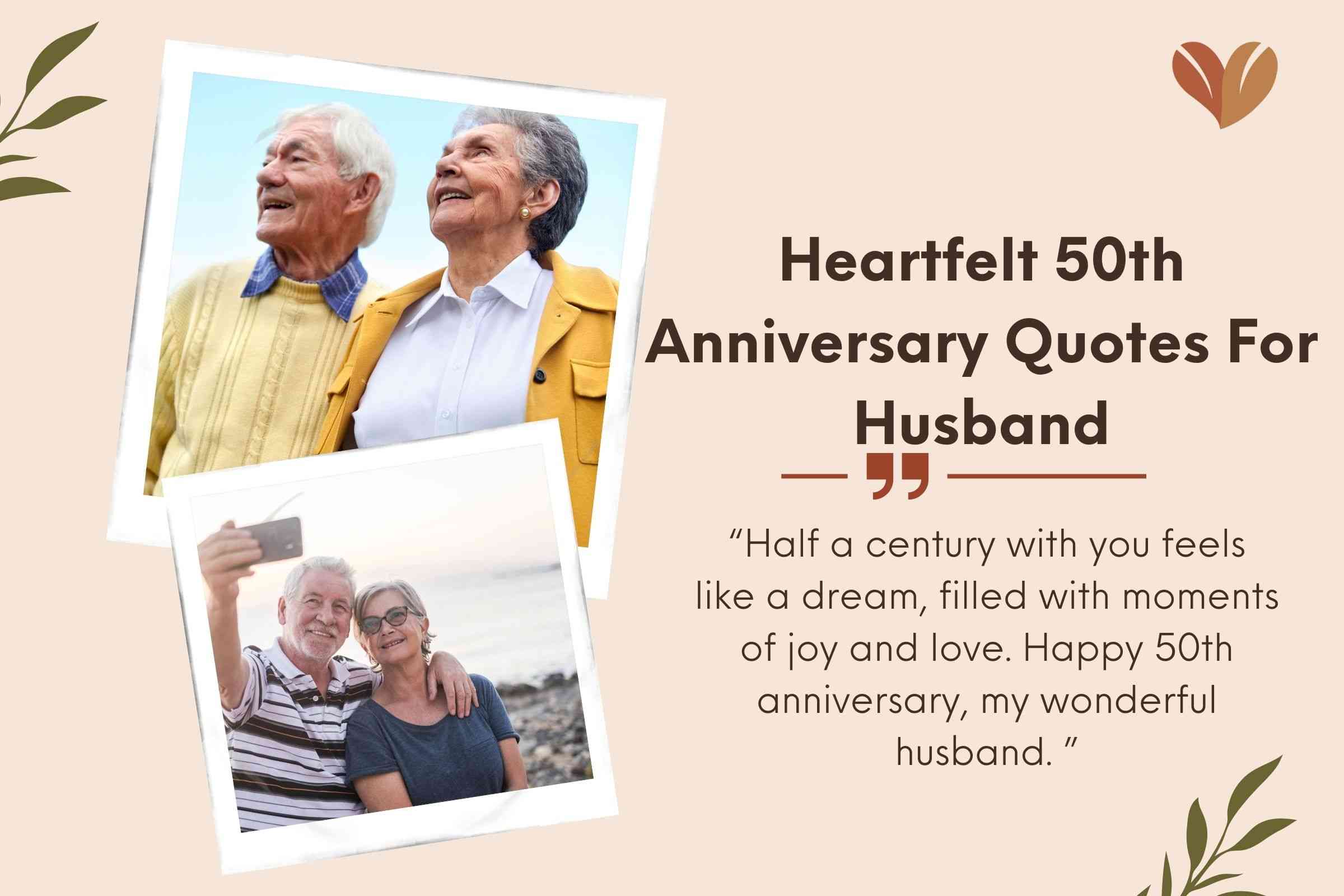 Heartfelt 50th Anniversary Quotes For Husband