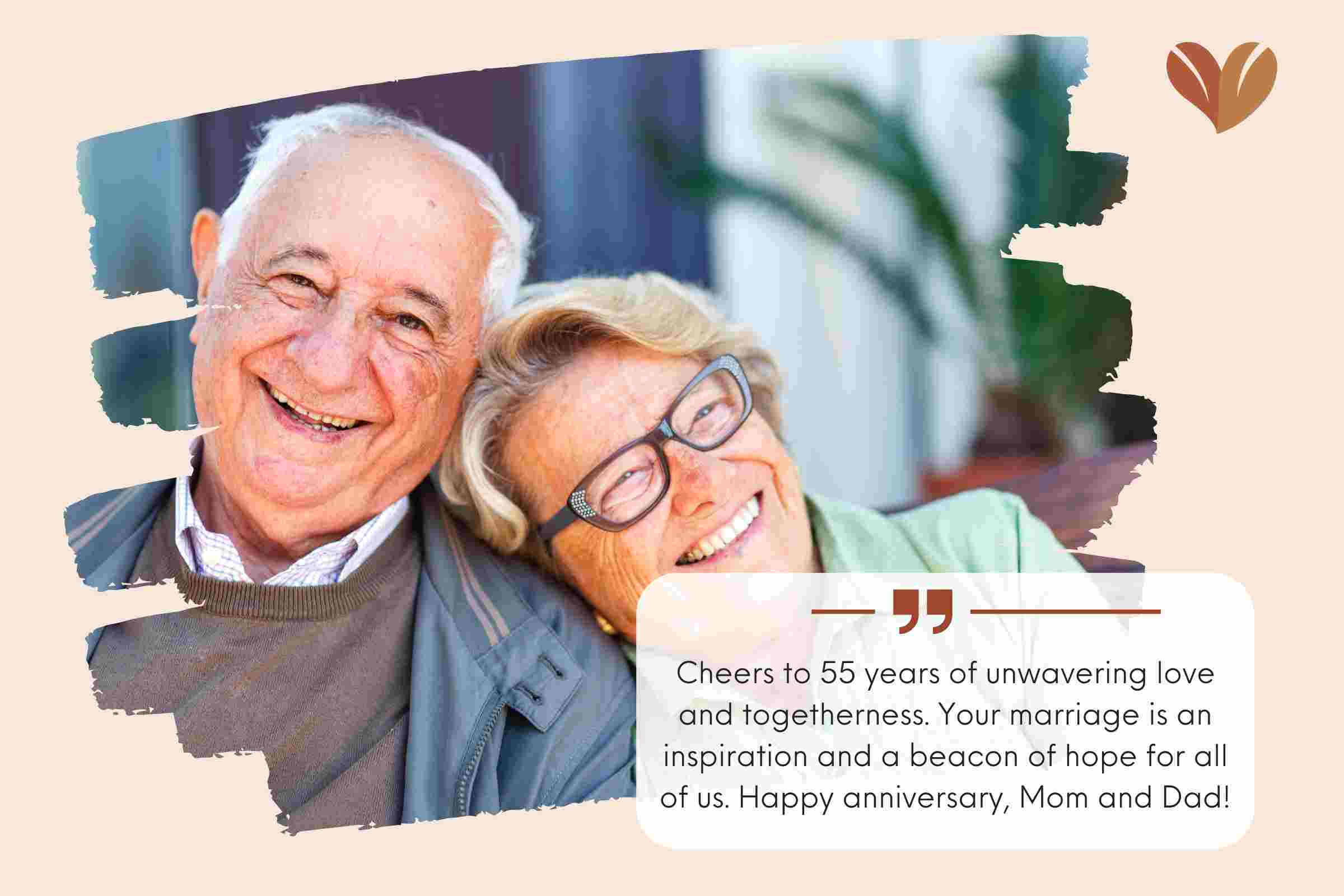 Happy 55 Year Anniversary Quotes For Parent