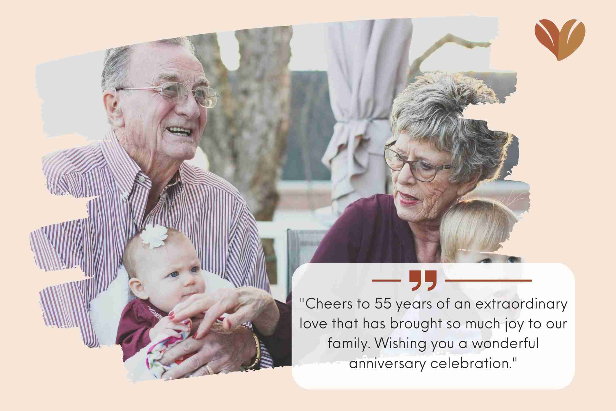 55th anniversary quotes for parents capture the essence of a remarkable milestone love