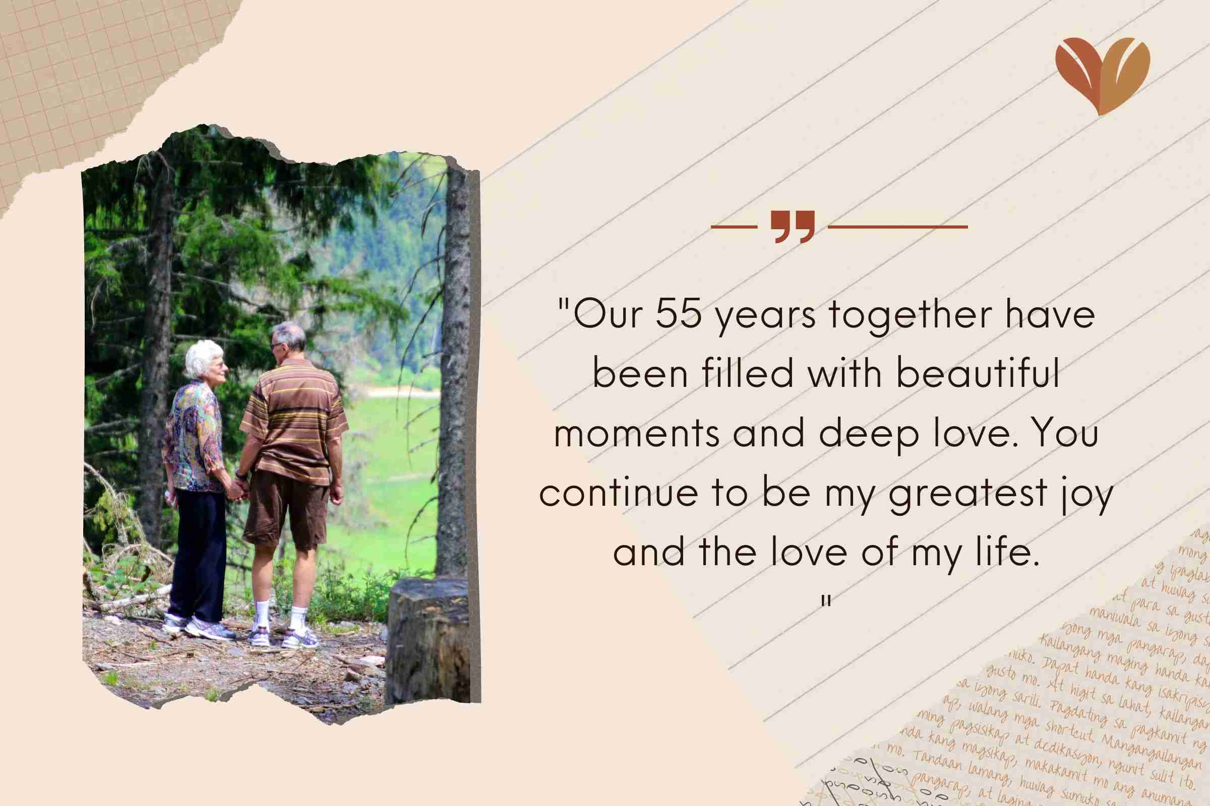 Inspirational 55th Wedding Anniversary Quotes For Couple