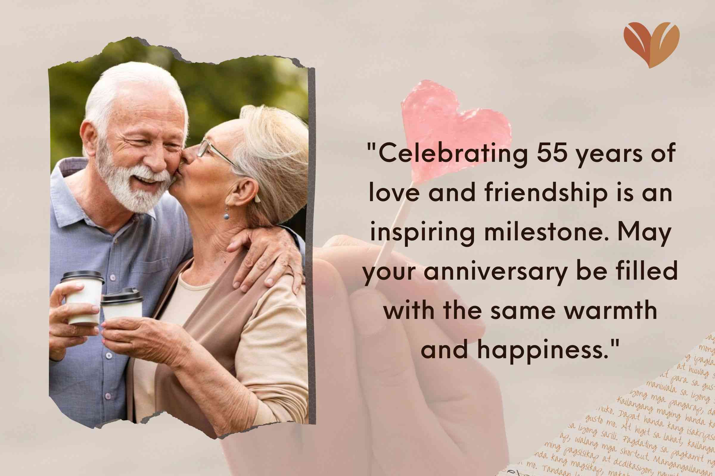 Inspirational 55th Wedding Anniversary Quotes For Friends