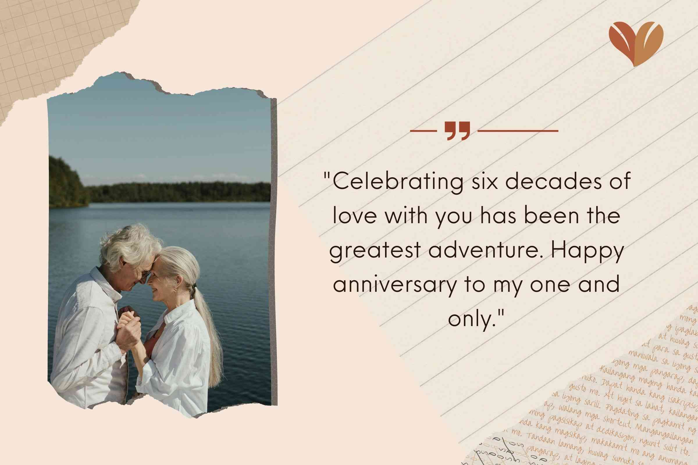 Romantic 60th Anniversary Wishes For Your Husband