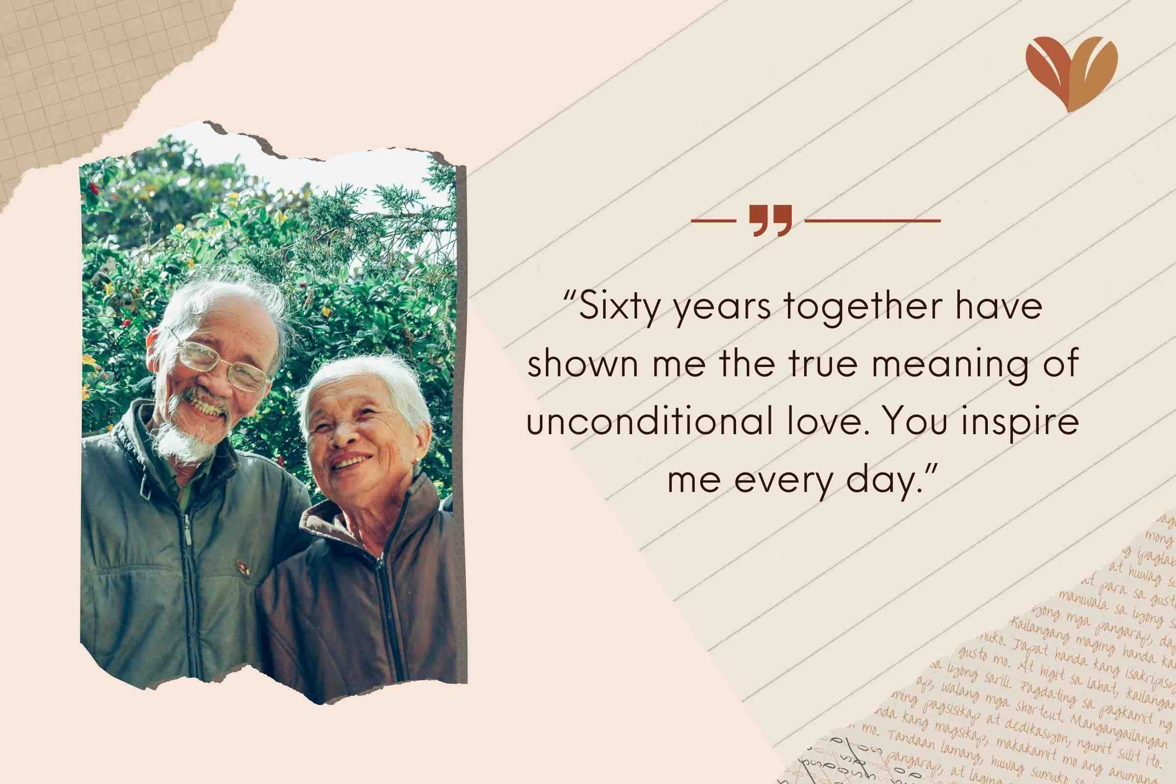 Inspirational 60th Wedding Anniversary Quotes For Wife