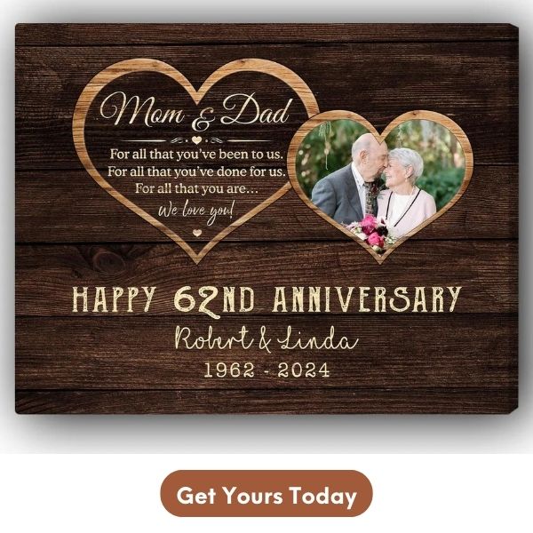 150 Emotional 62nd Anniversary Wishes To Celebrate Love 3