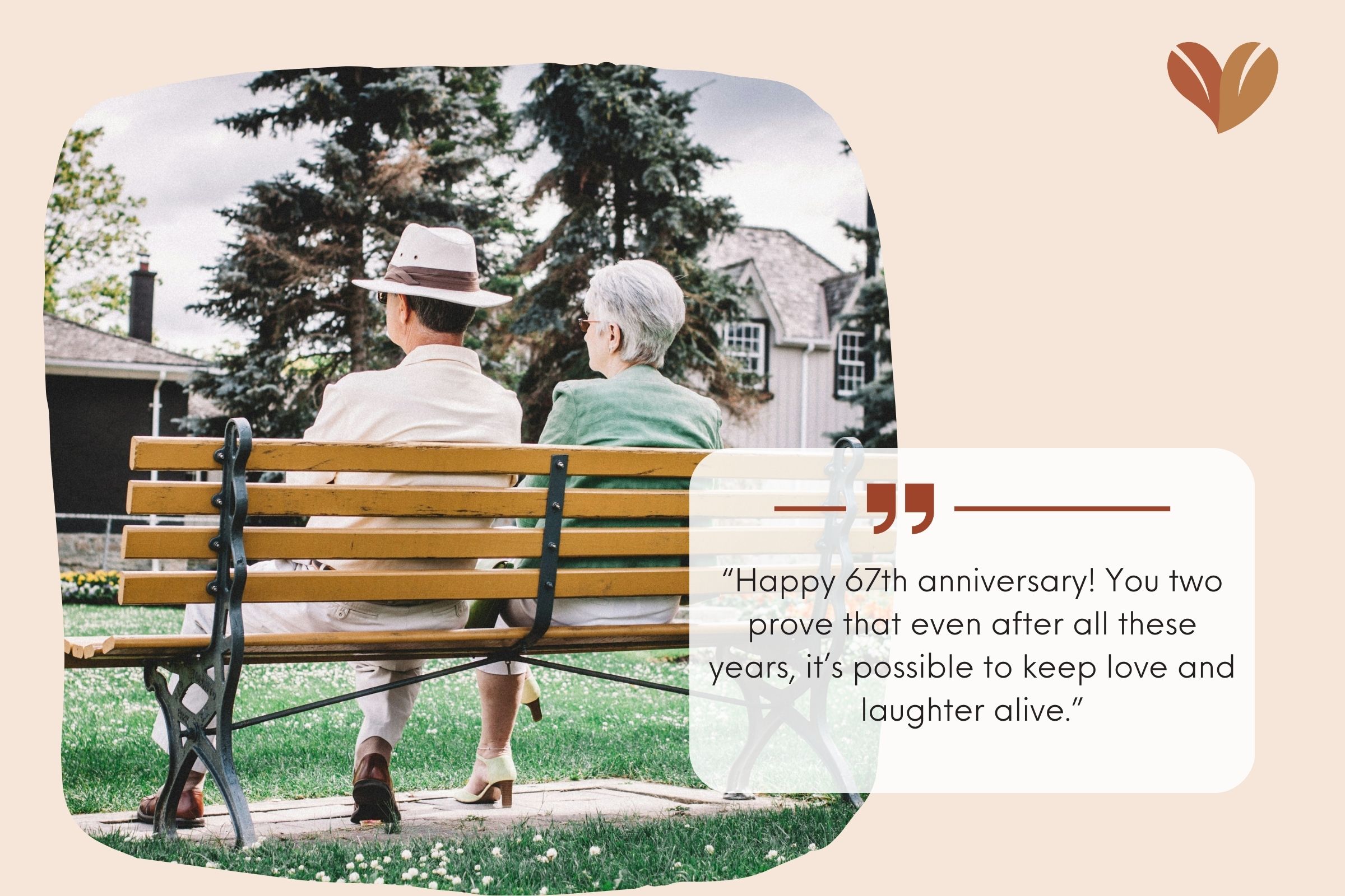 Thoughtful 67th Marriage Anniversary Quotes To Your Friends