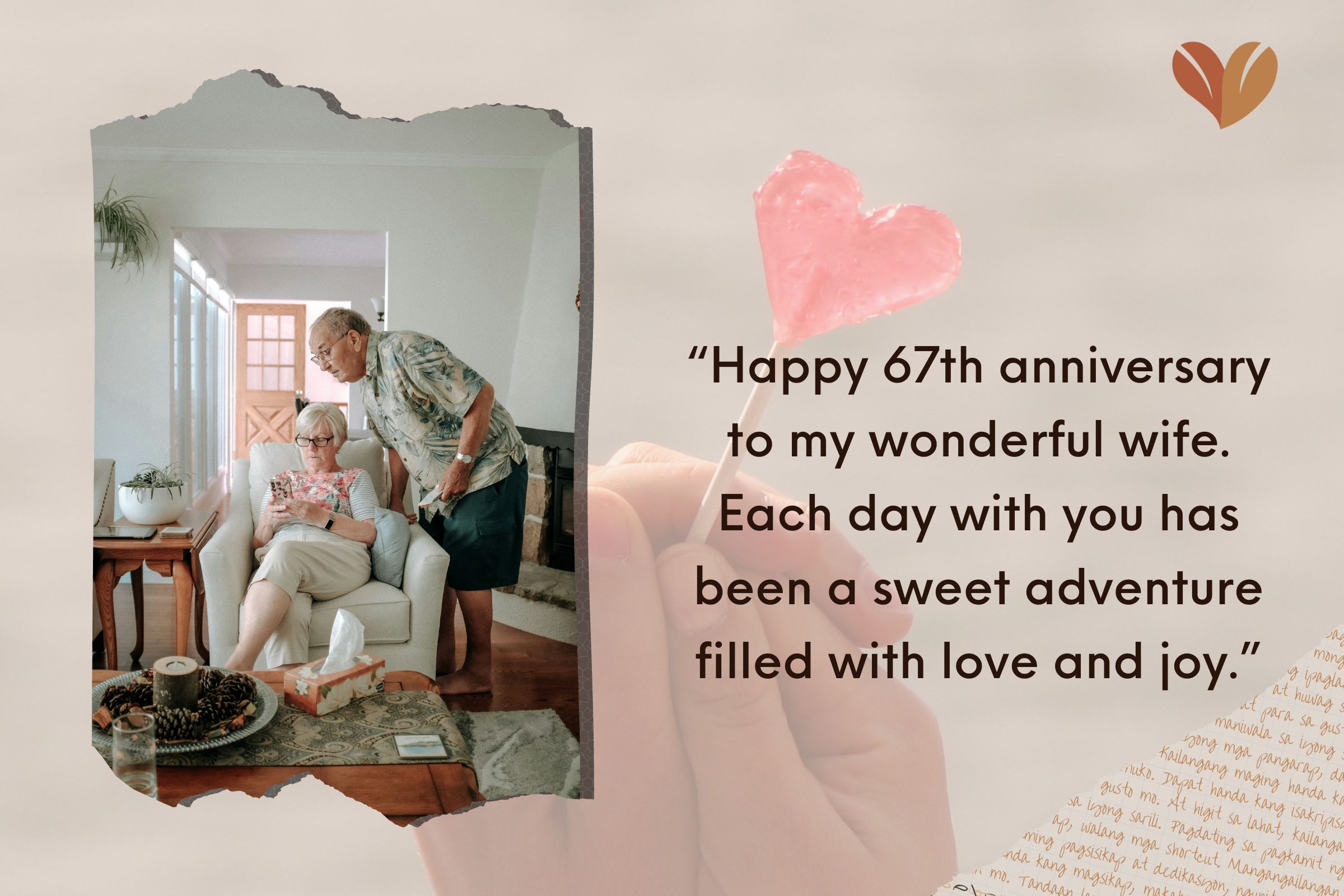 Thoughtful 67th Anniversary Wishes For Wife