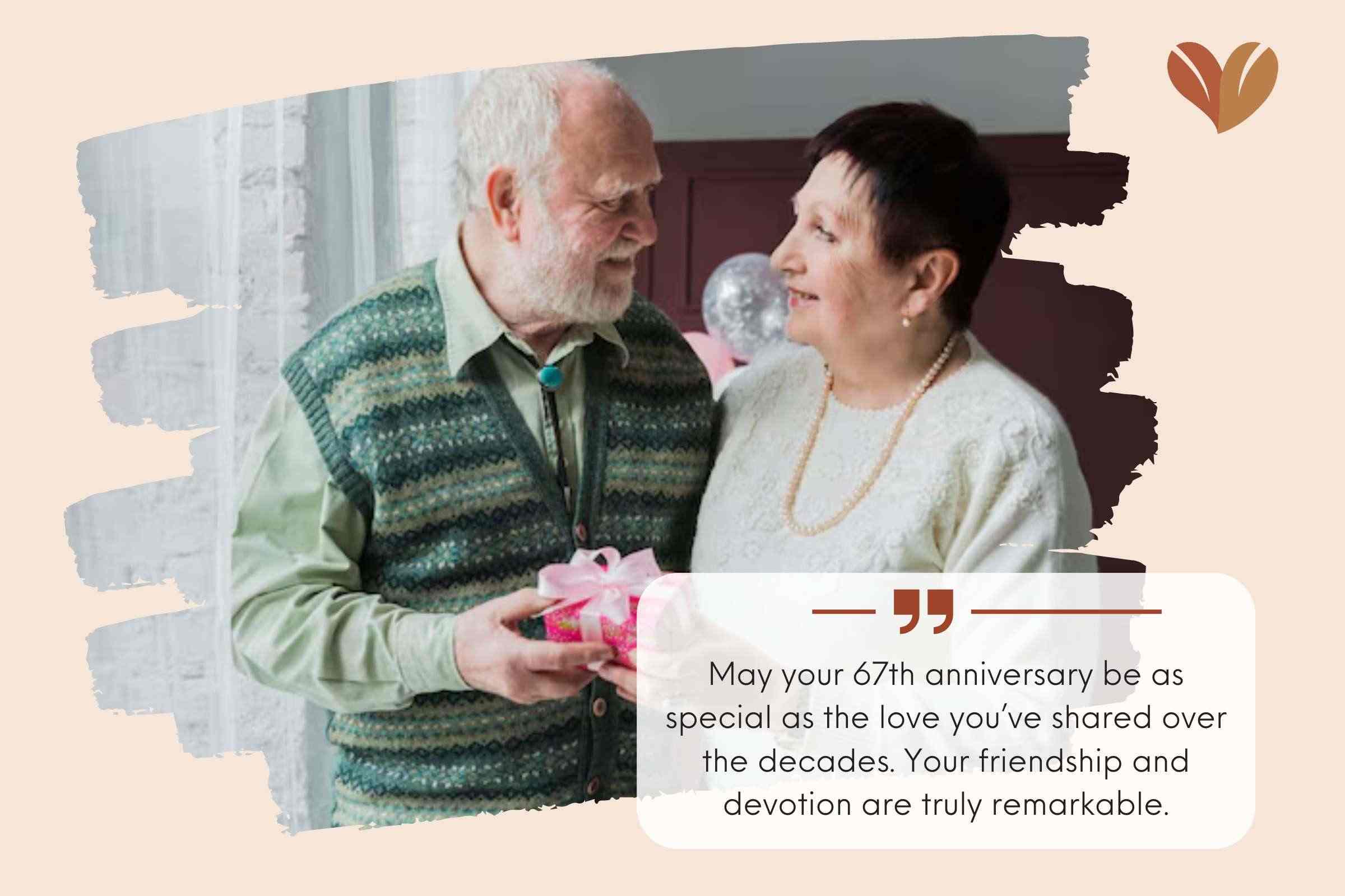 Happy 67th Wedding Anniversary Wishes For Friends