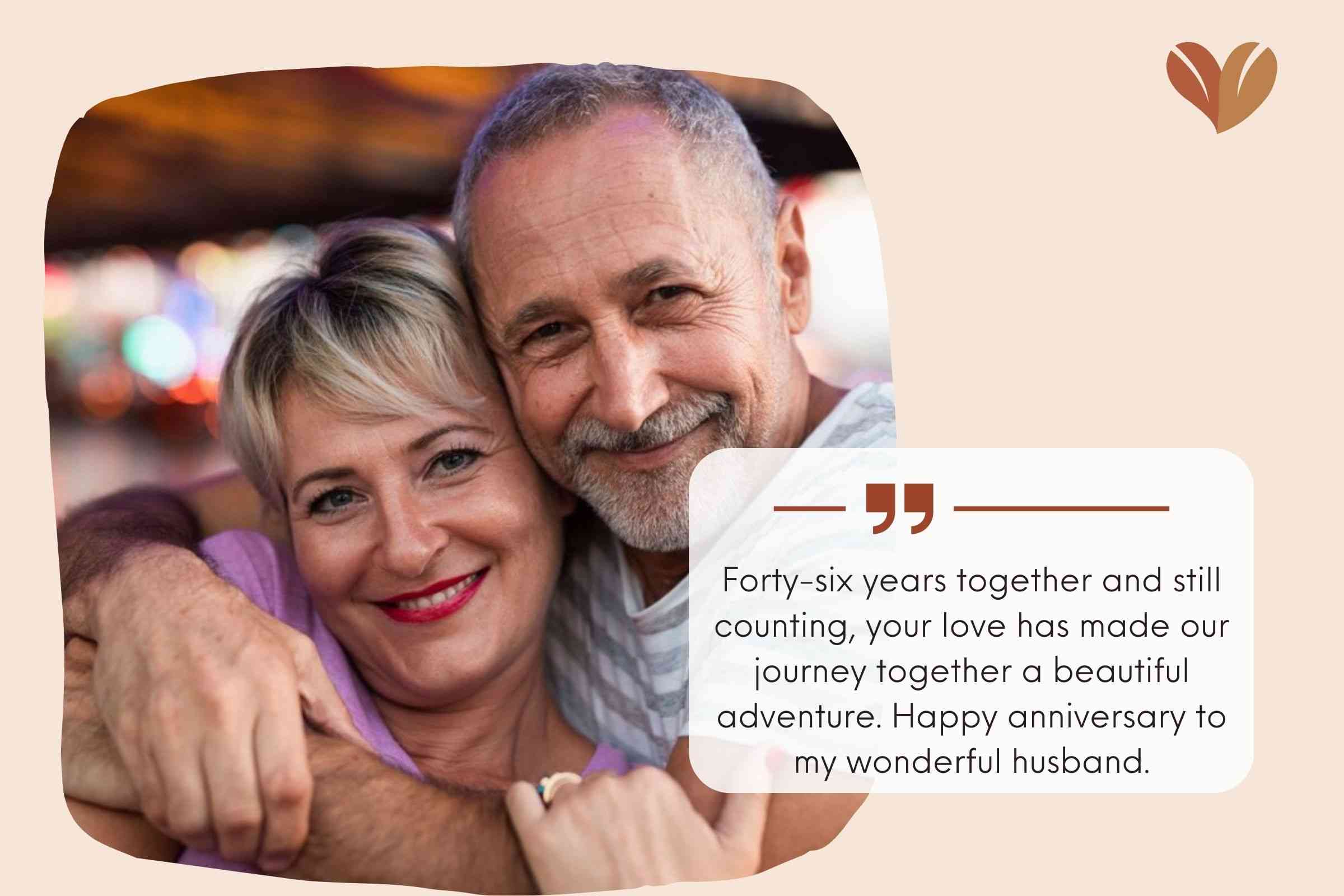 Inspirational 46th Marriage Anniversary Wishes For Husband