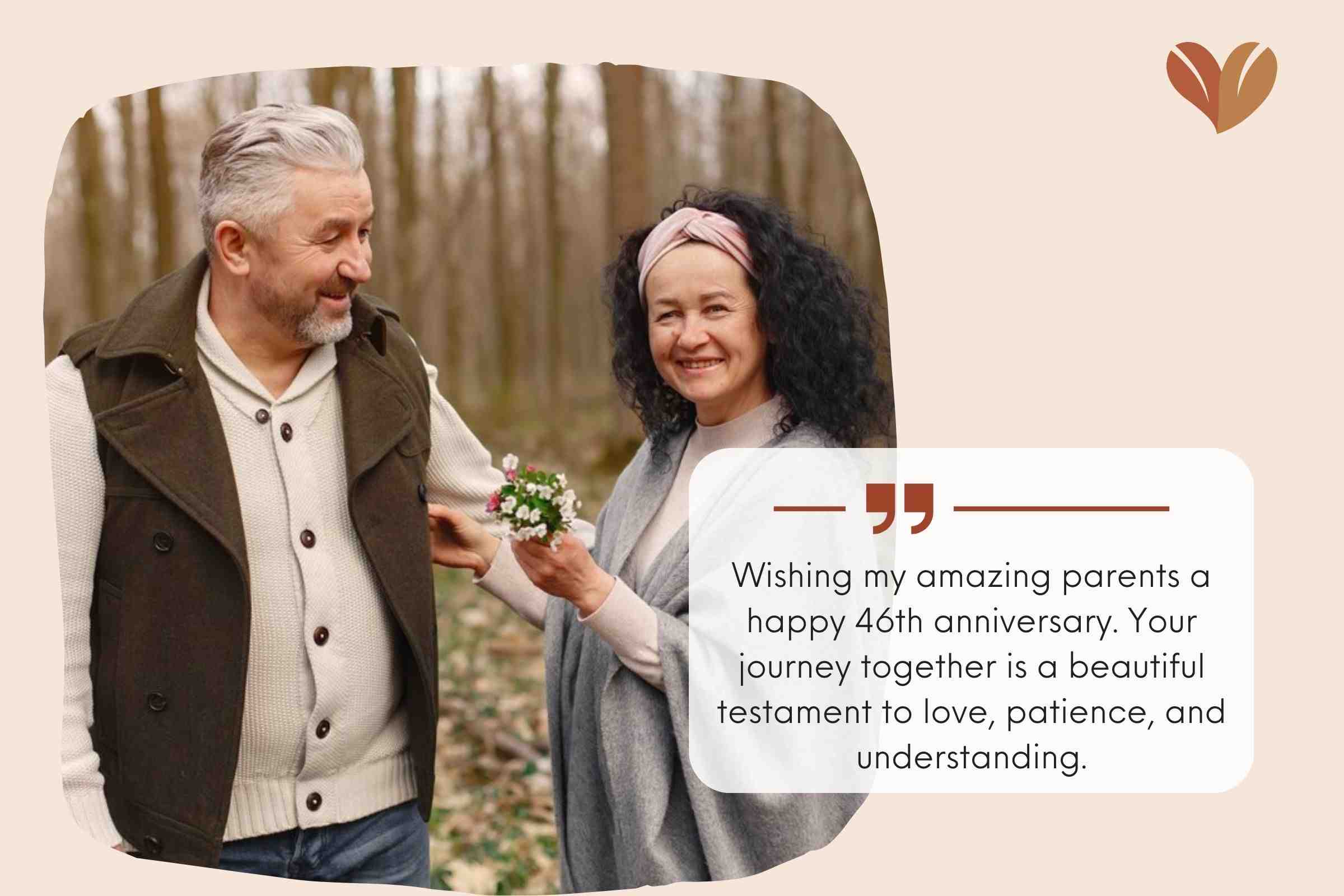 Sweet 46th Wedding Anniversary Quotes For Parents From Daughter